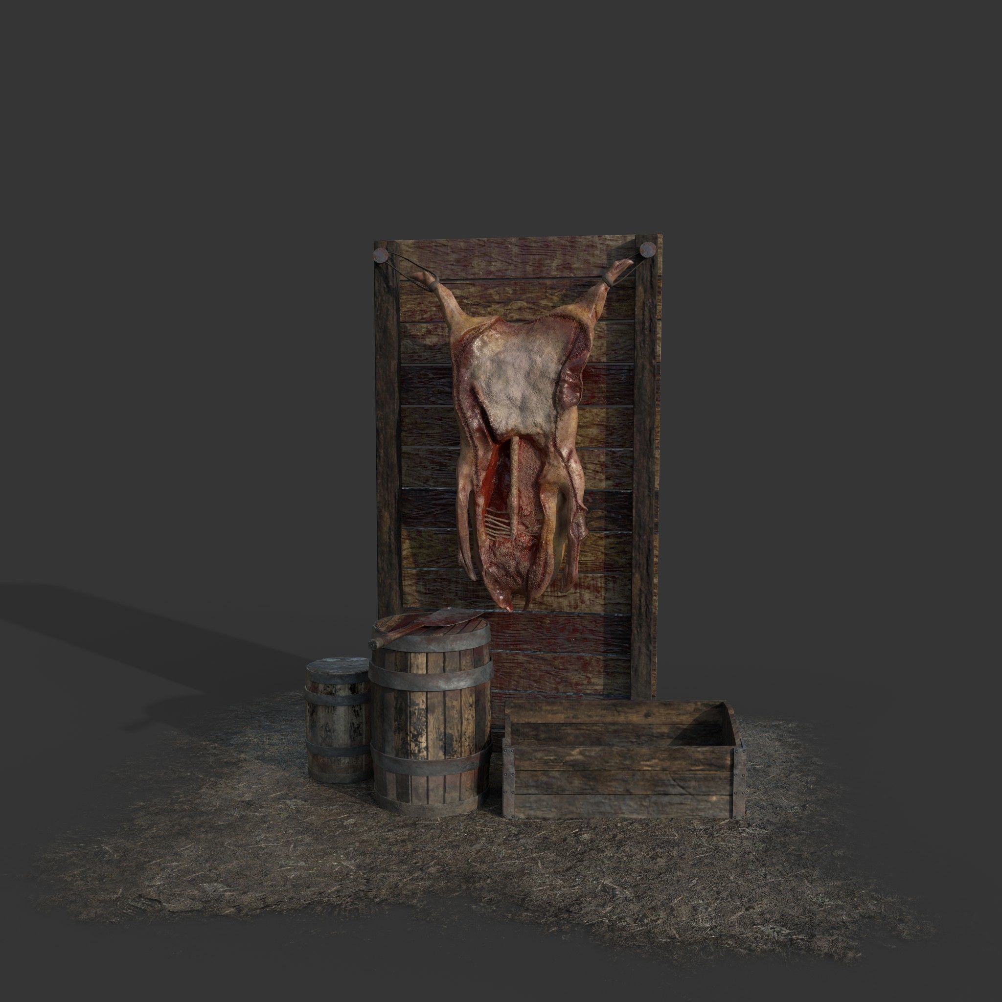 Medieval Prop Mix Three  3D Model Collection_33