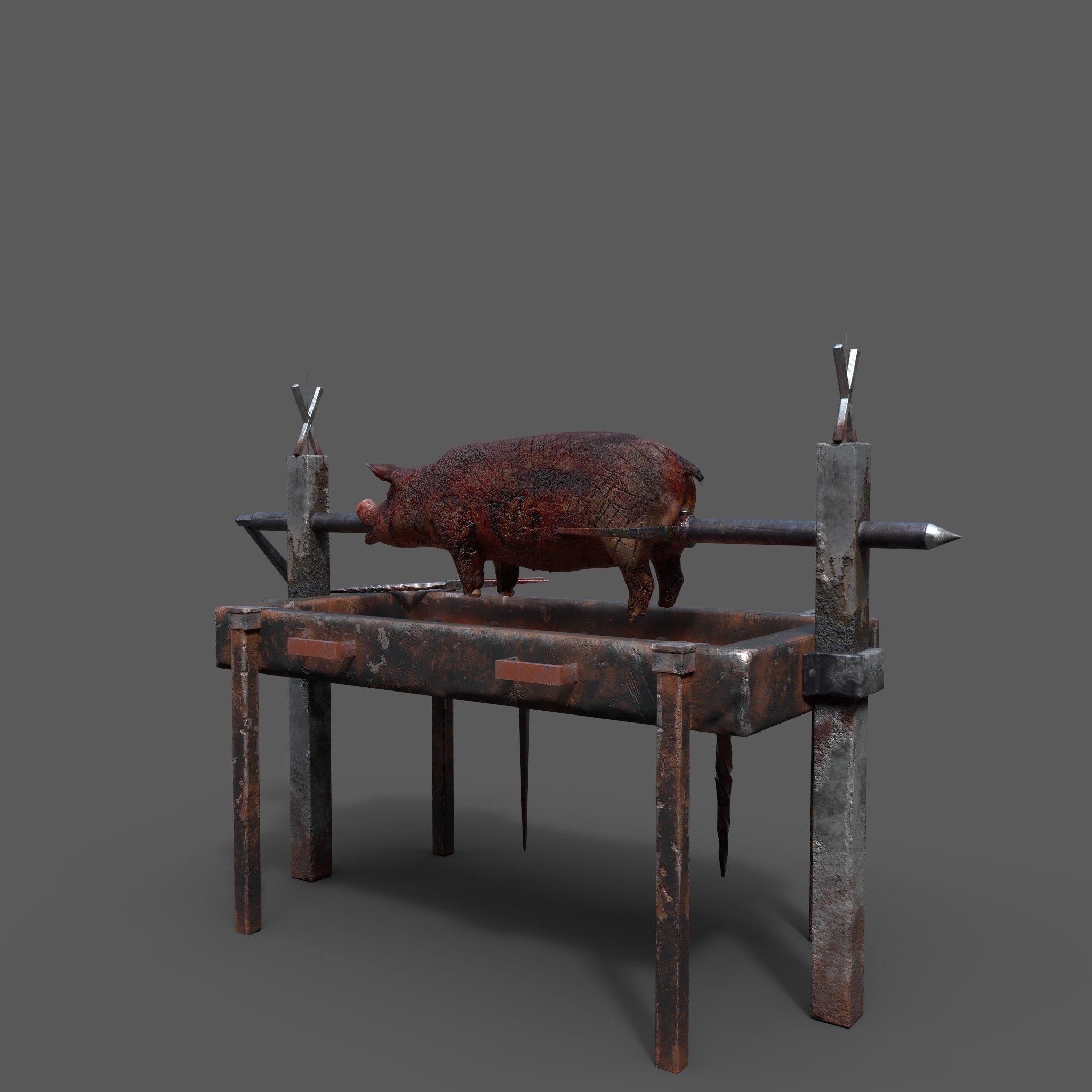 Medieval Prop Mix Three  3D Model Collection_15