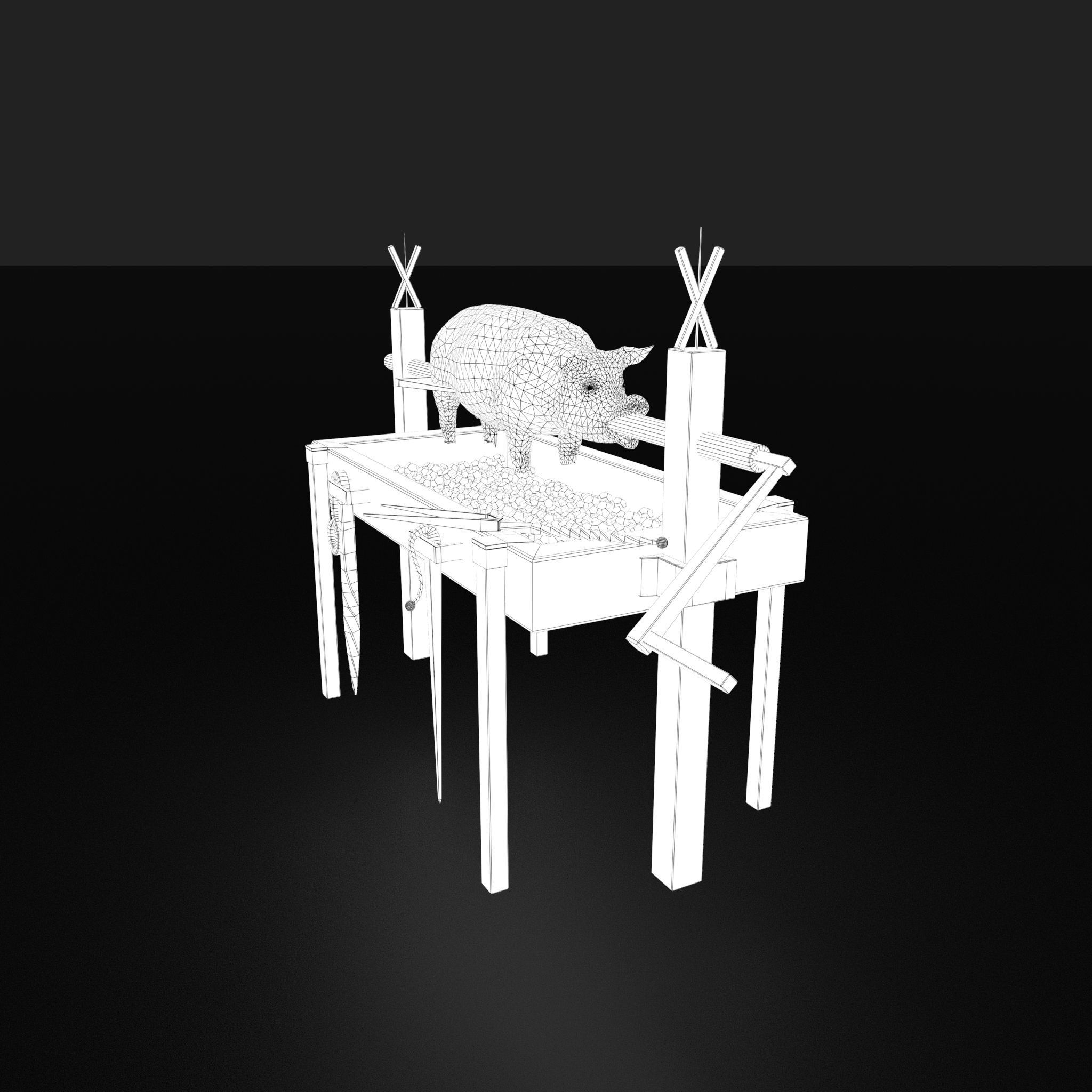 Medieval Prop Mix Three  3D Model Collection_20