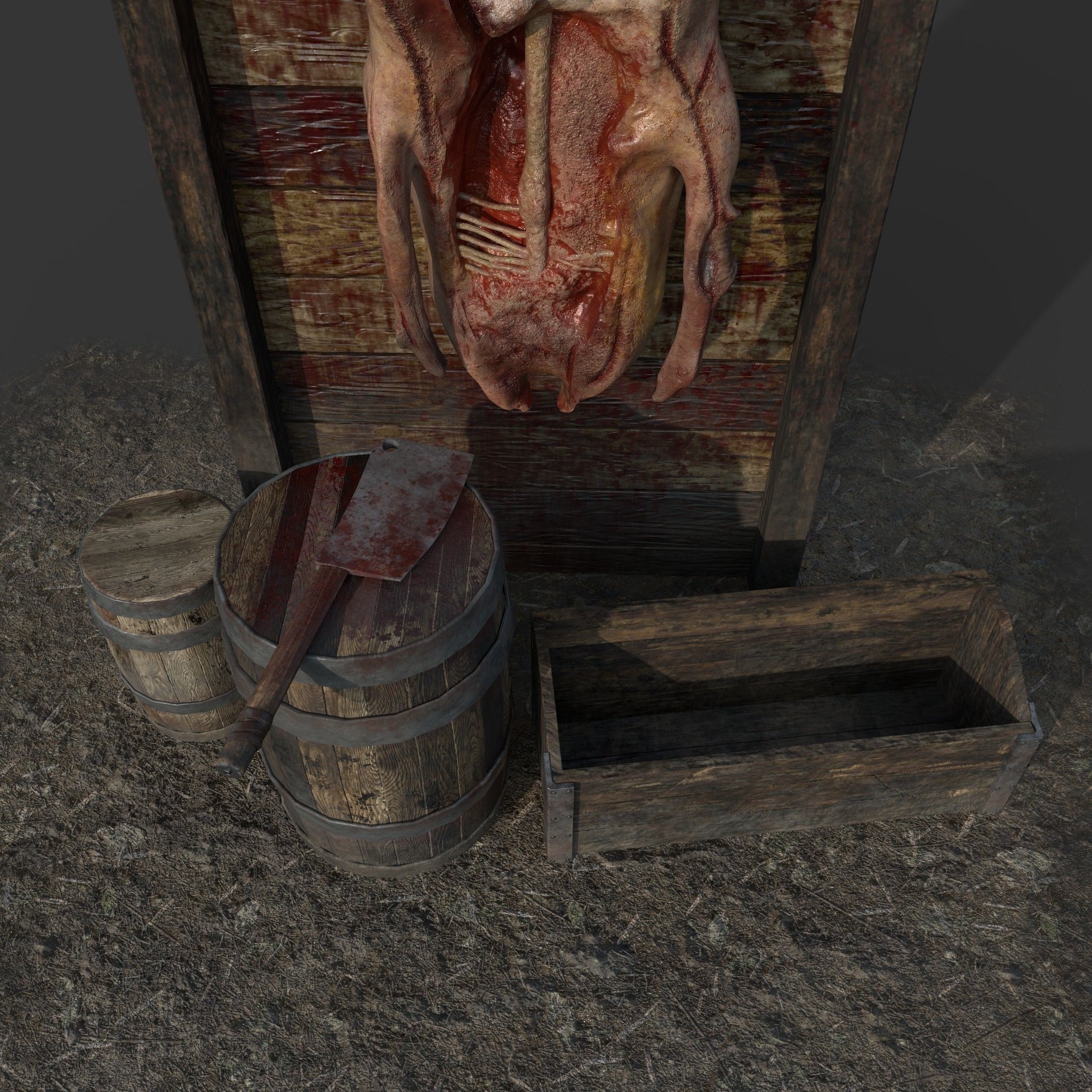 Medieval Prop Mix Three  3D Model Collection_45