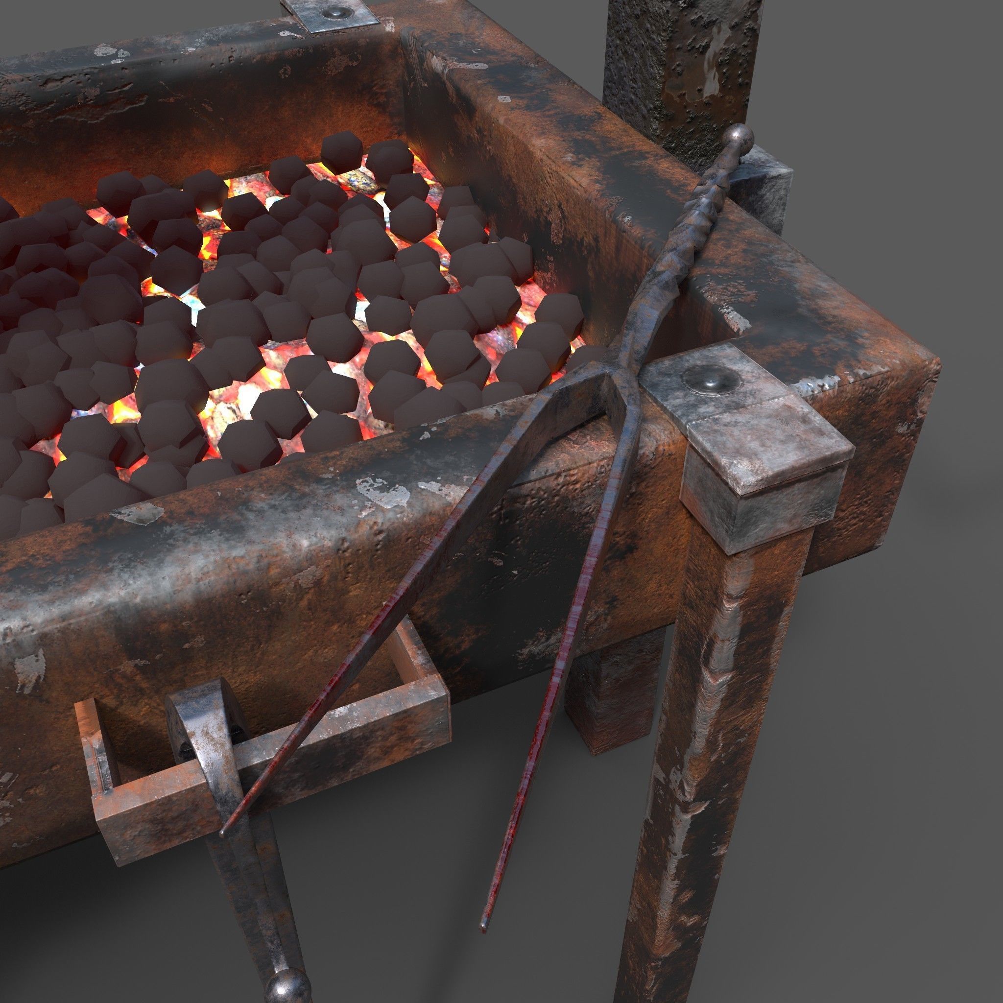 Medieval Prop Mix Three  3D Model Collection_7