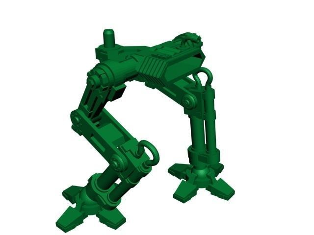 28mm walker mech legs Free 3D print model_0
