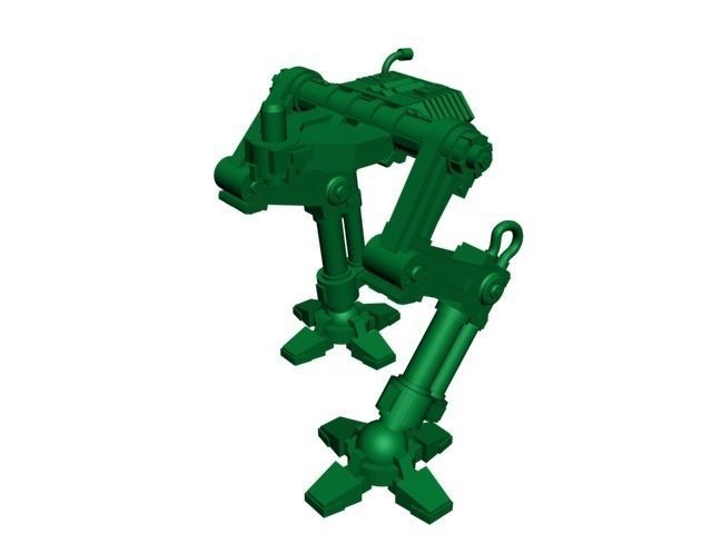 28mm walker mech legs Free 3D print model_1