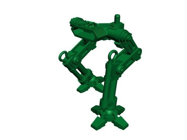 28mm walker mech legs Free 3D print model_3