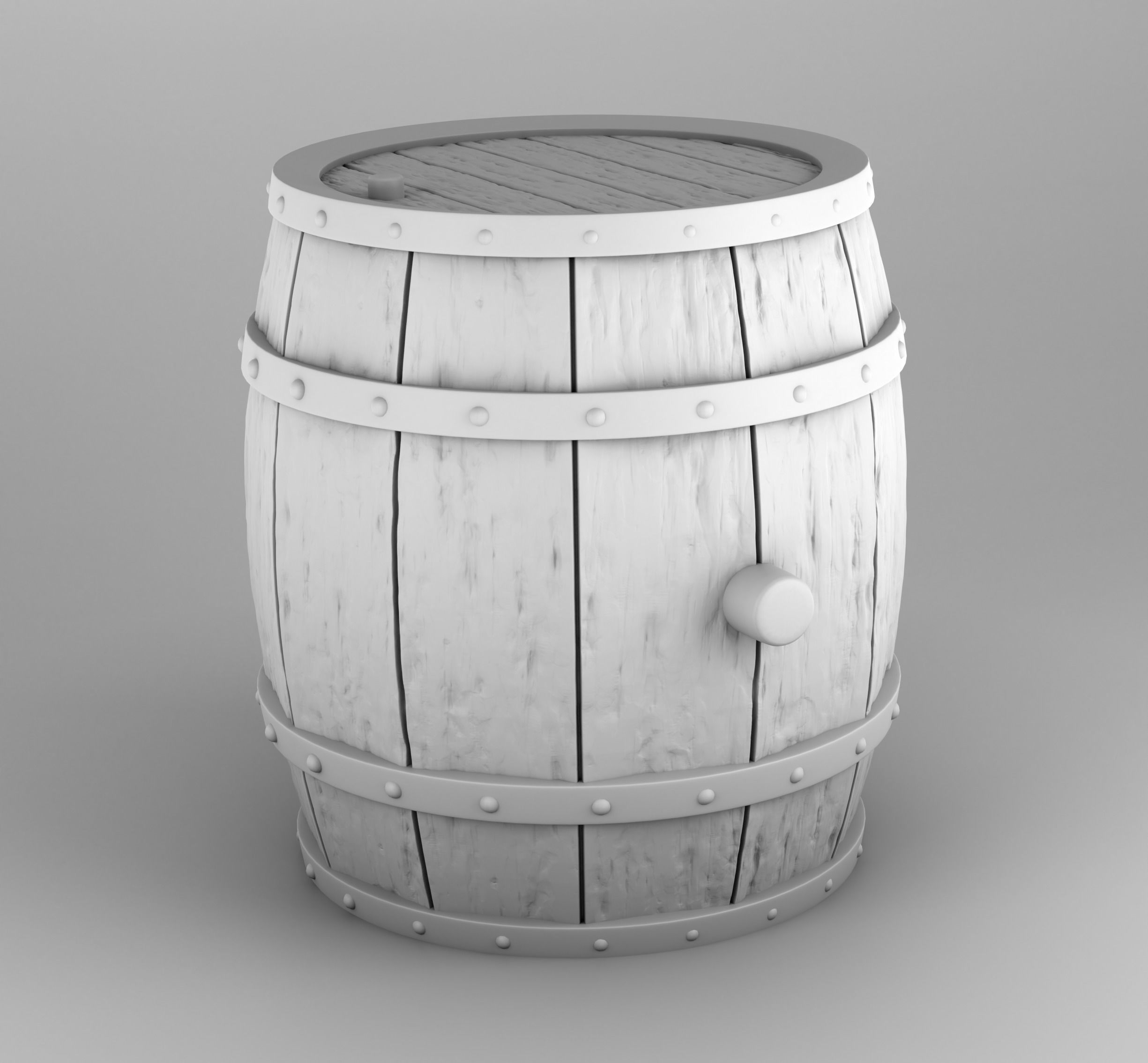 Home interior of the middle ages 3D print model_17