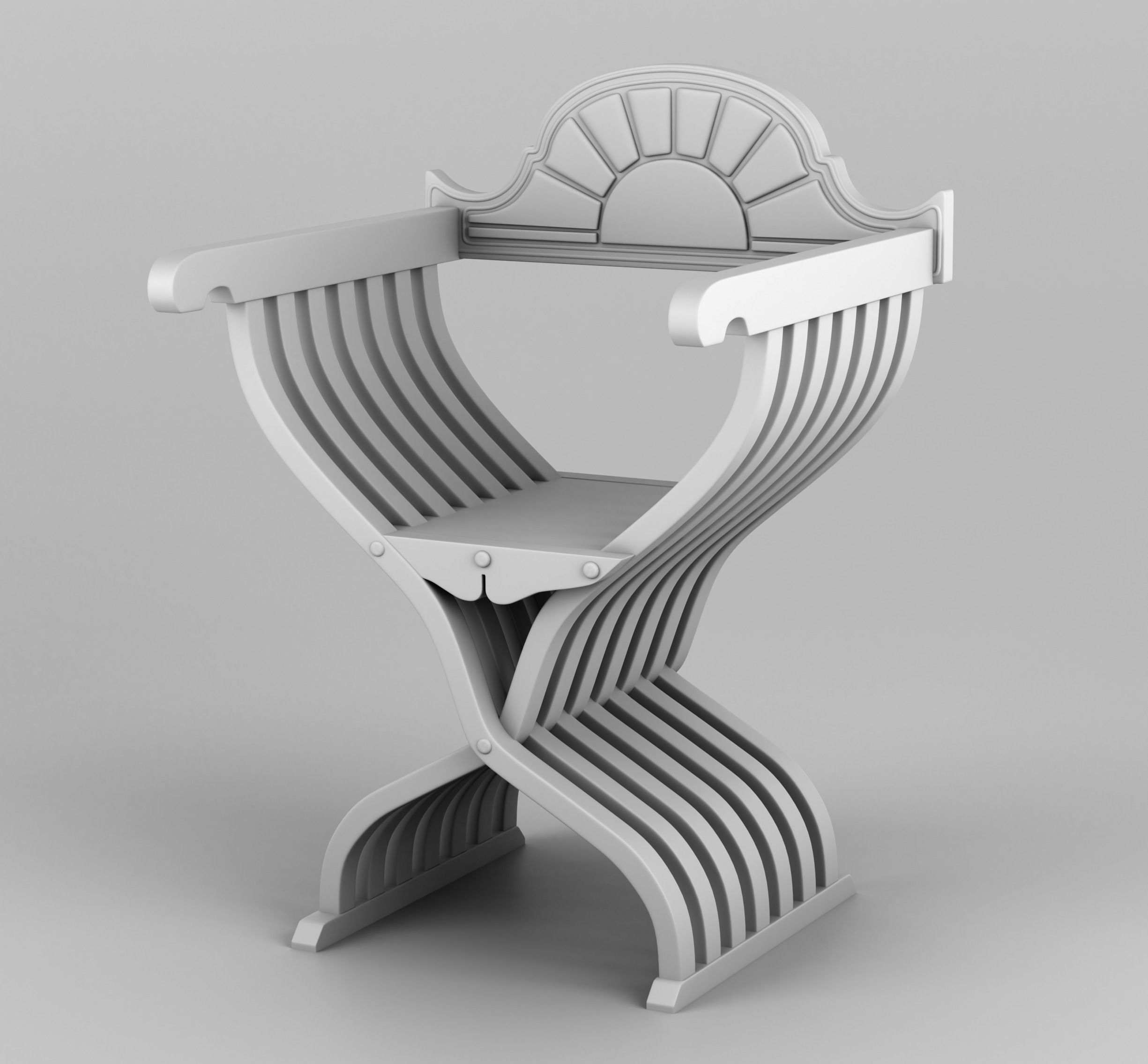 Home interior of the middle ages 3D print model_25