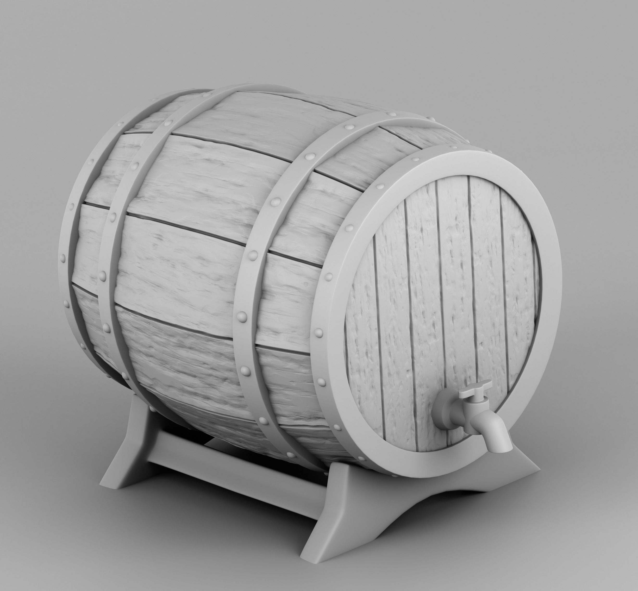 Home interior of the middle ages 3D print model_35