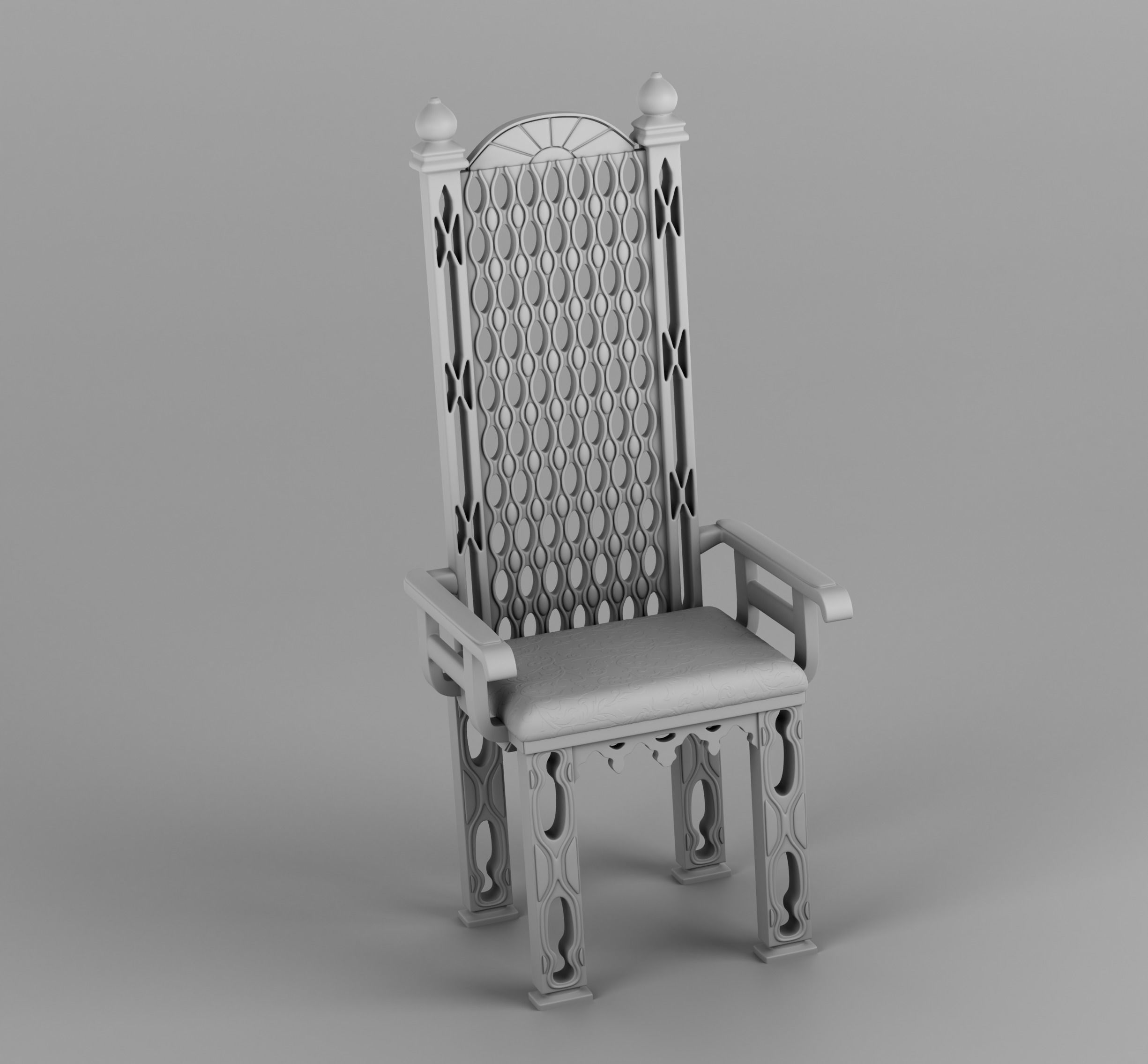 Home interior of the middle ages 3D print model_20