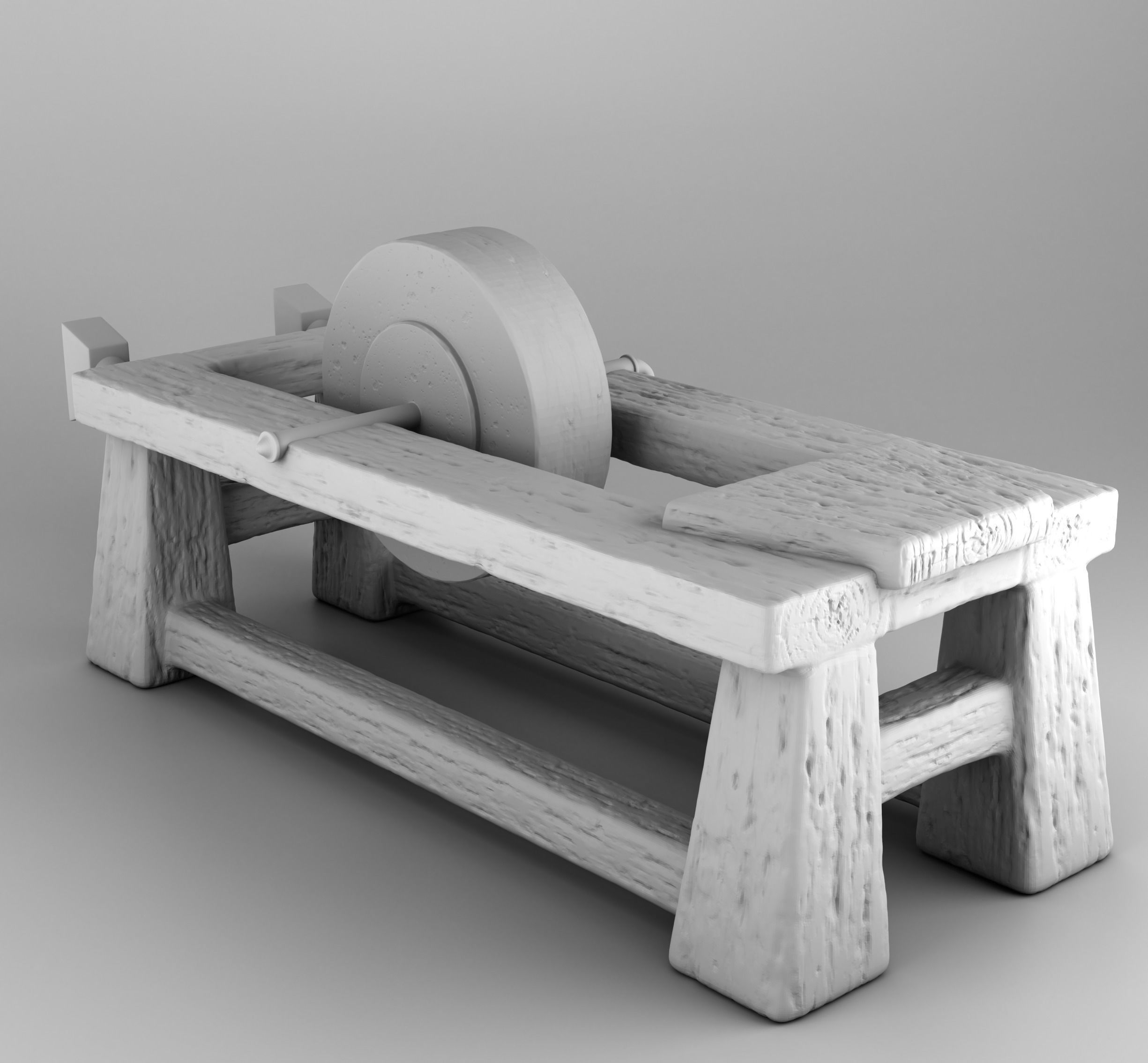 Home interior of the middle ages 3D print model_10