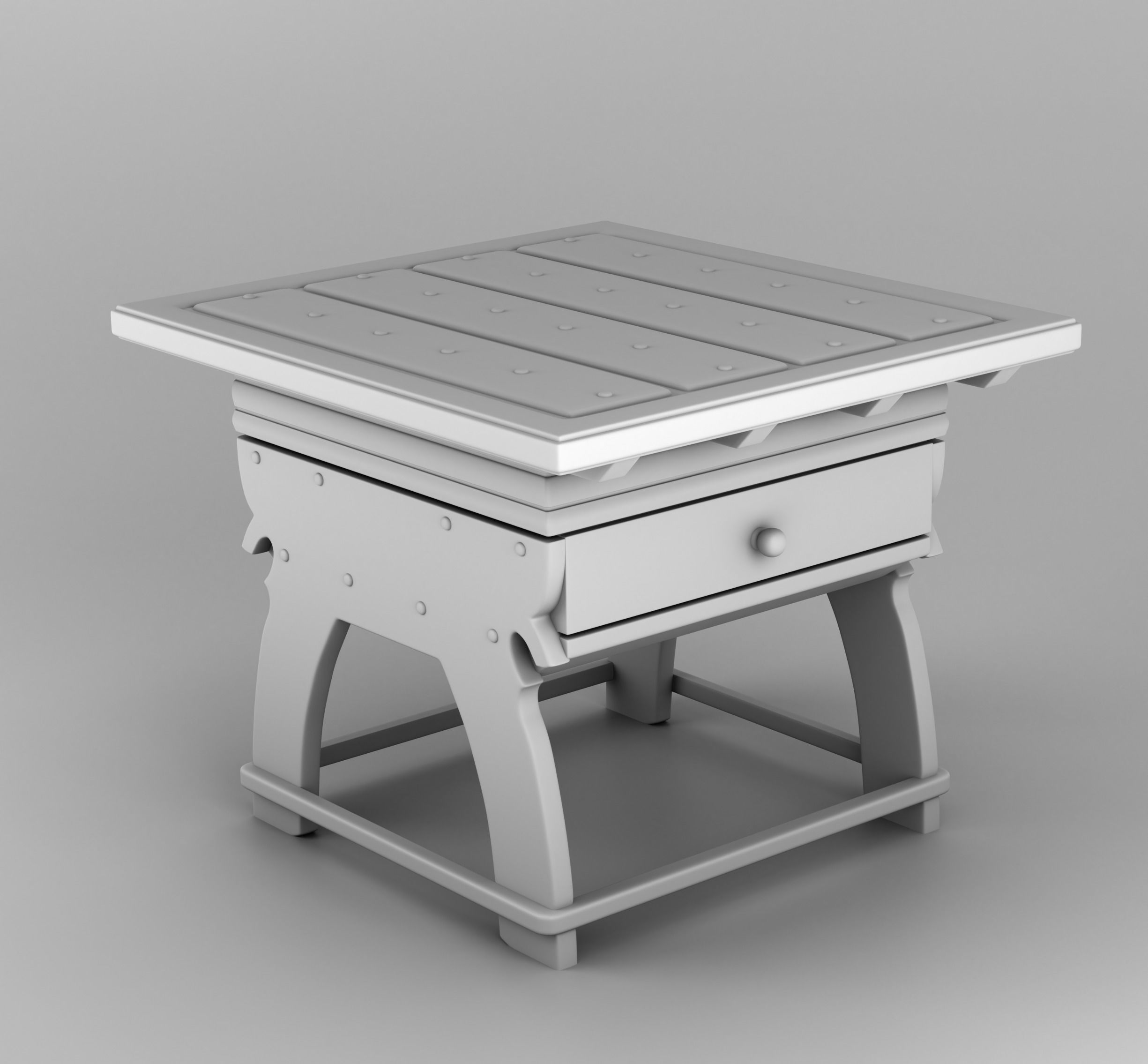 Home interior of the middle ages 3D print model_19