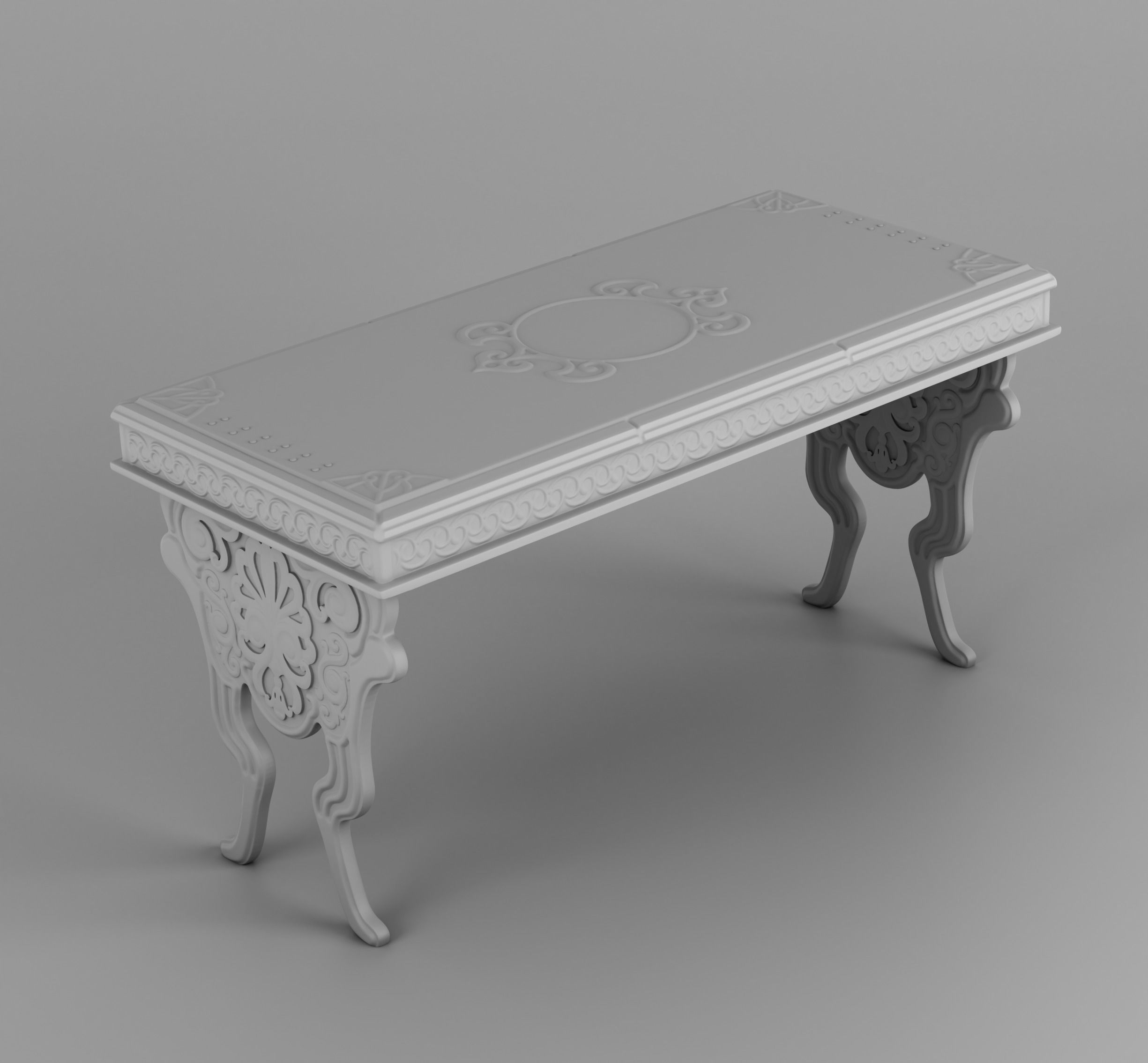 Home interior of the middle ages 3D print model_31