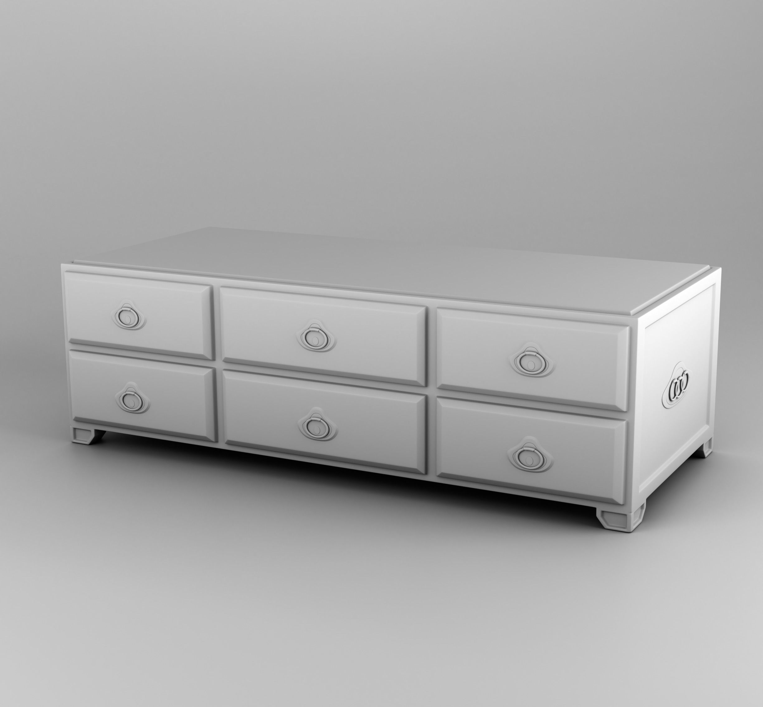 Home interior of the middle ages 3D print model_7