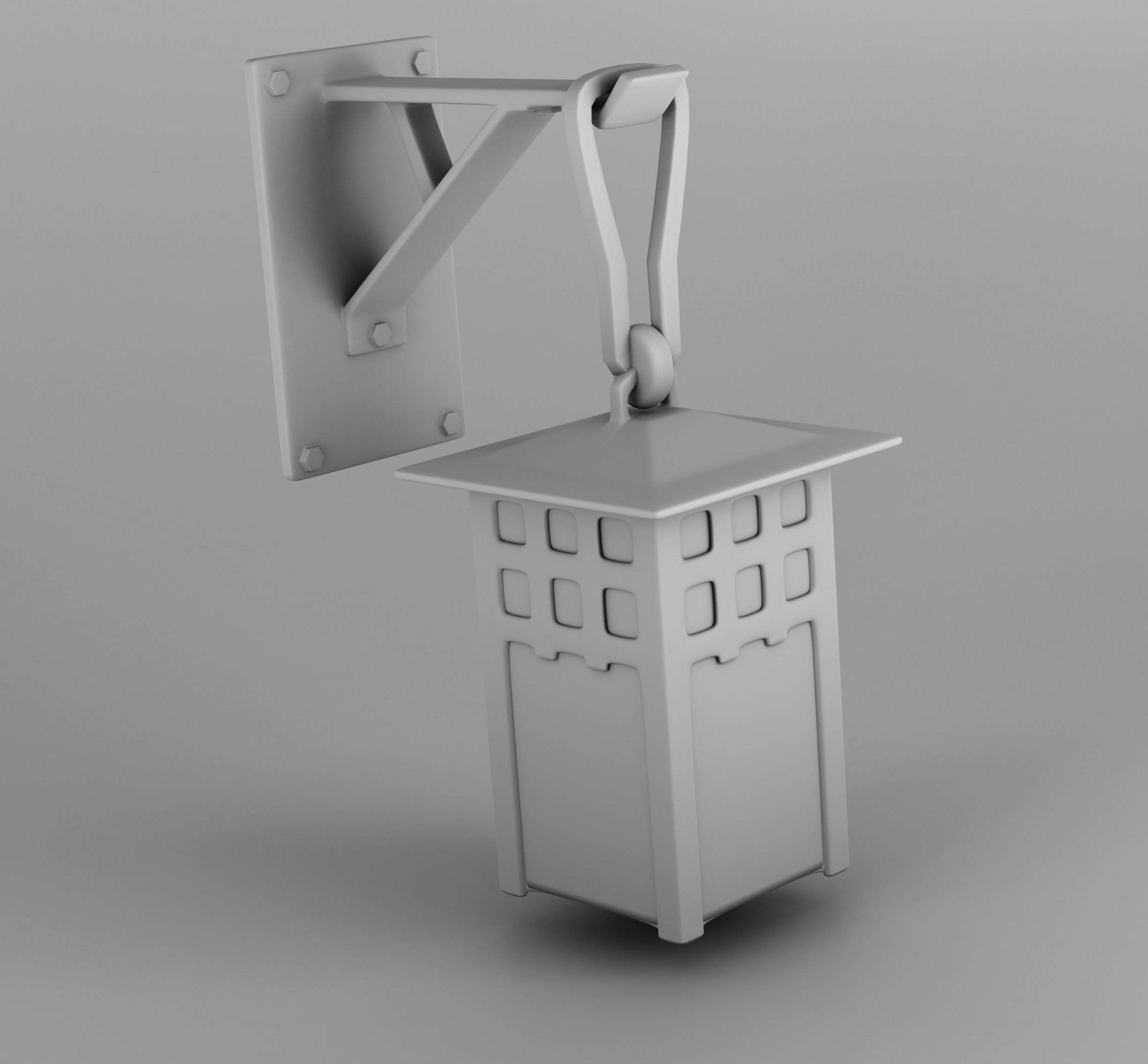 Home interior of the middle ages 3D print model_23