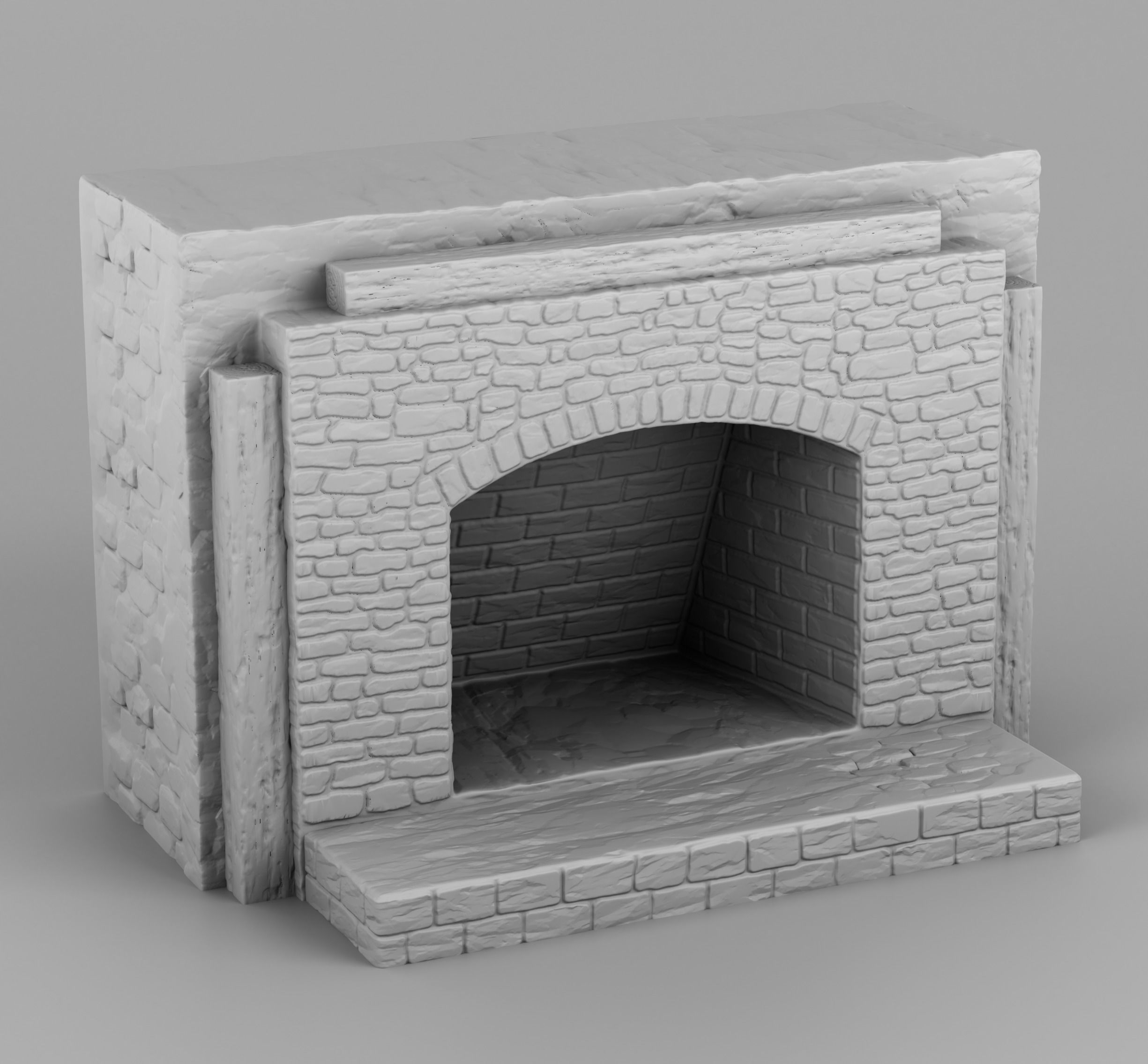 Home interior of the middle ages 3D print model_30