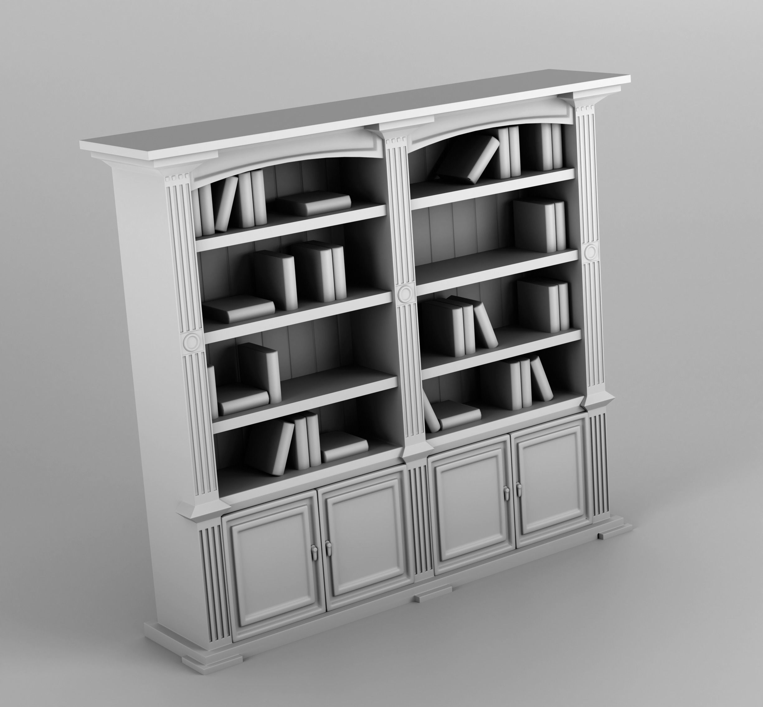 Home interior of the middle ages 3D print model_36