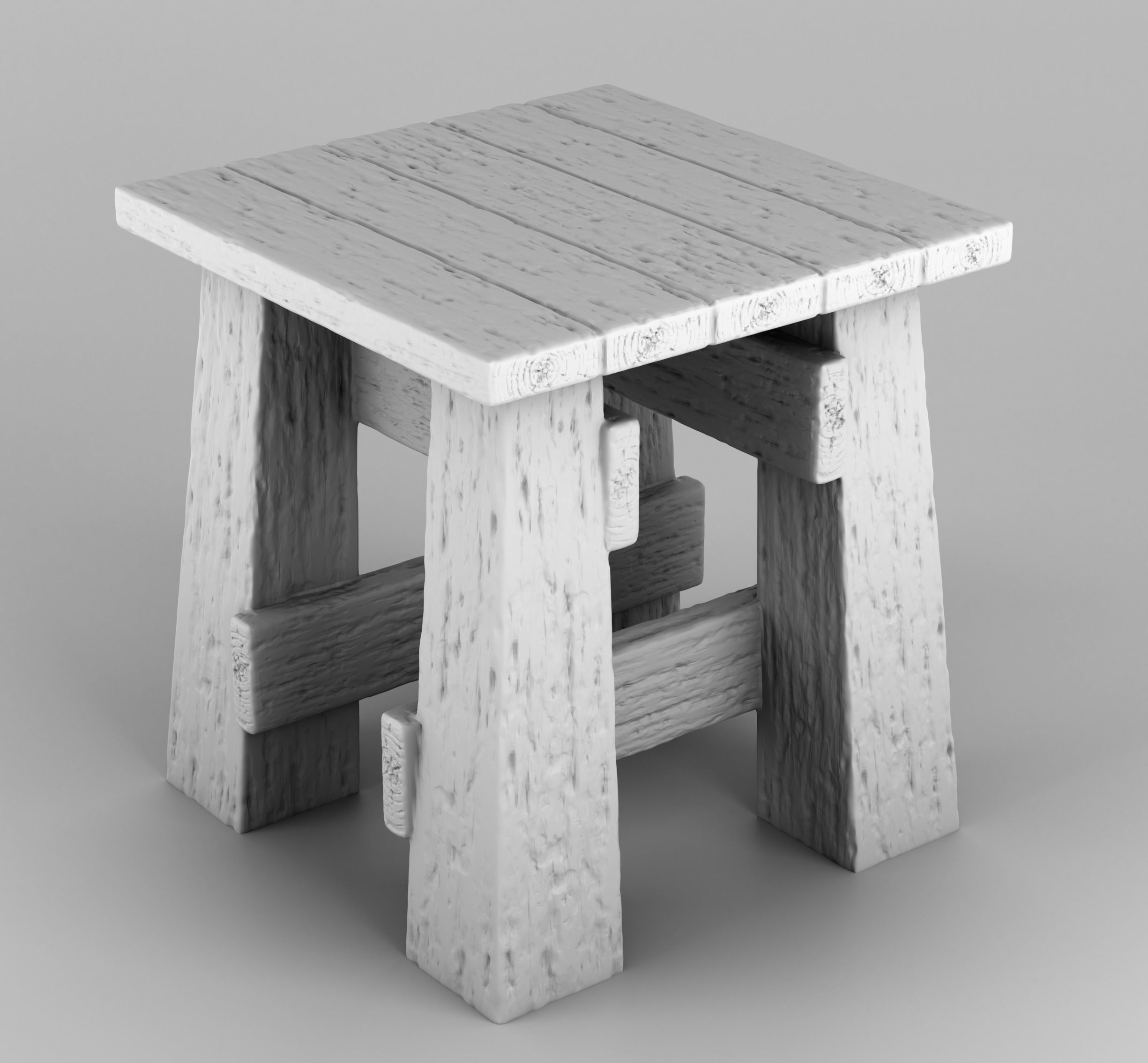 Home interior of the middle ages 3D print model_24