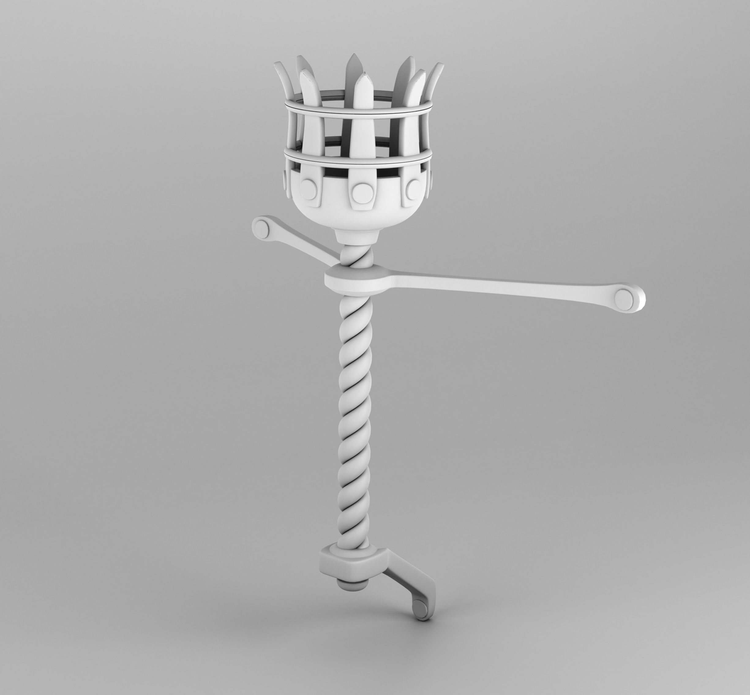 Home interior of the middle ages 3D print model_5