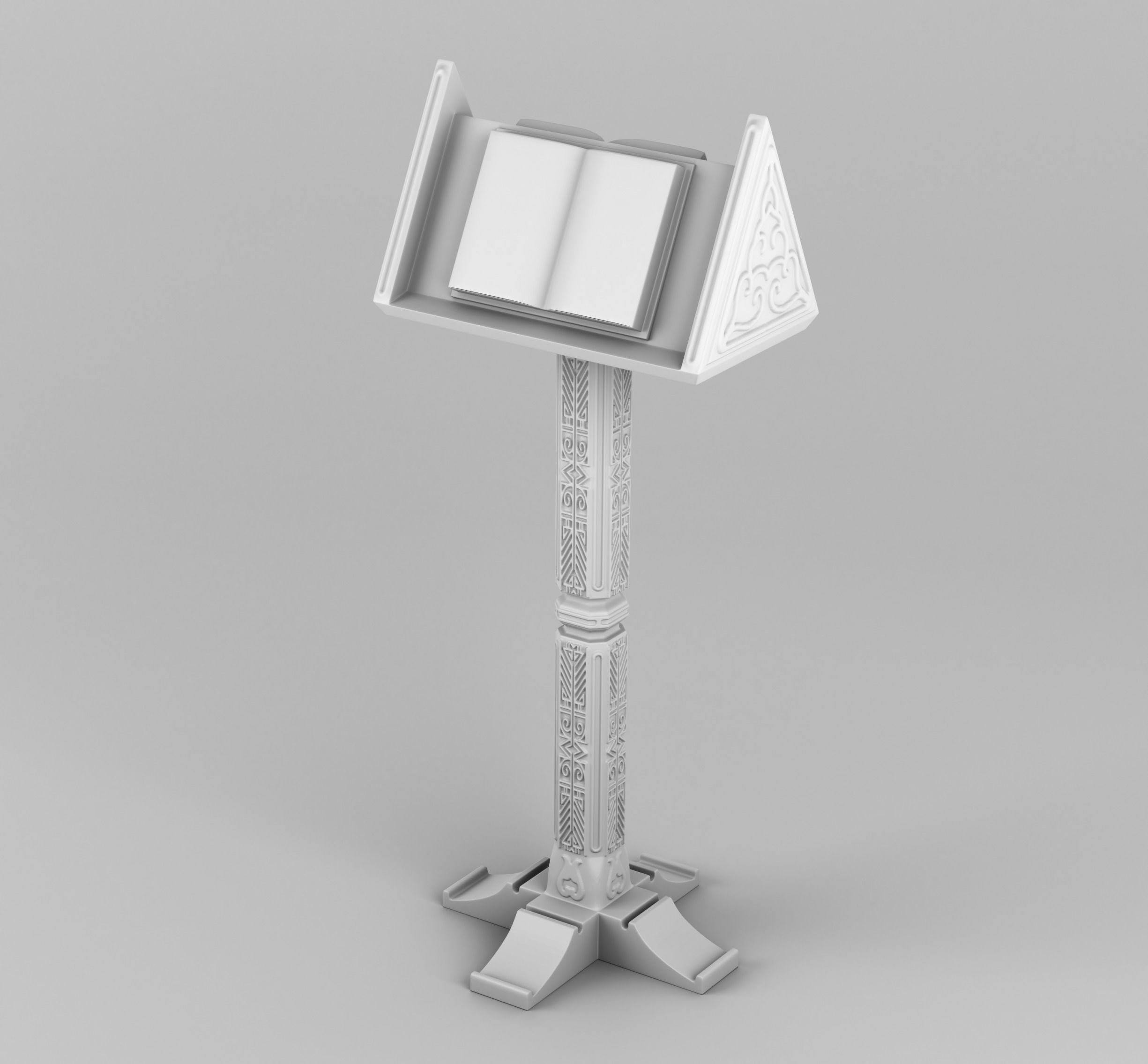 Home interior of the middle ages 3D print model_26