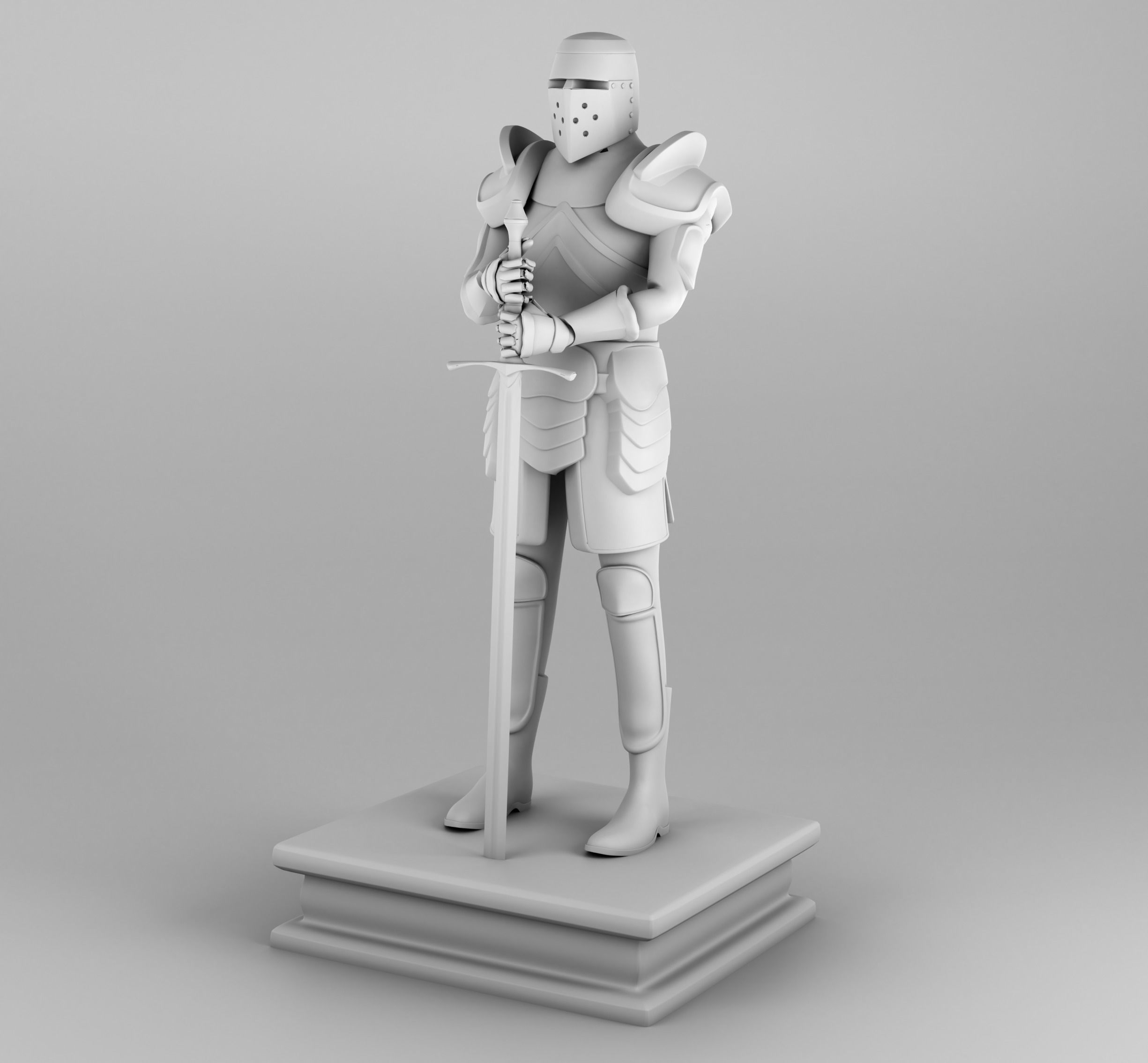 Home interior of the middle ages 3D print model_3