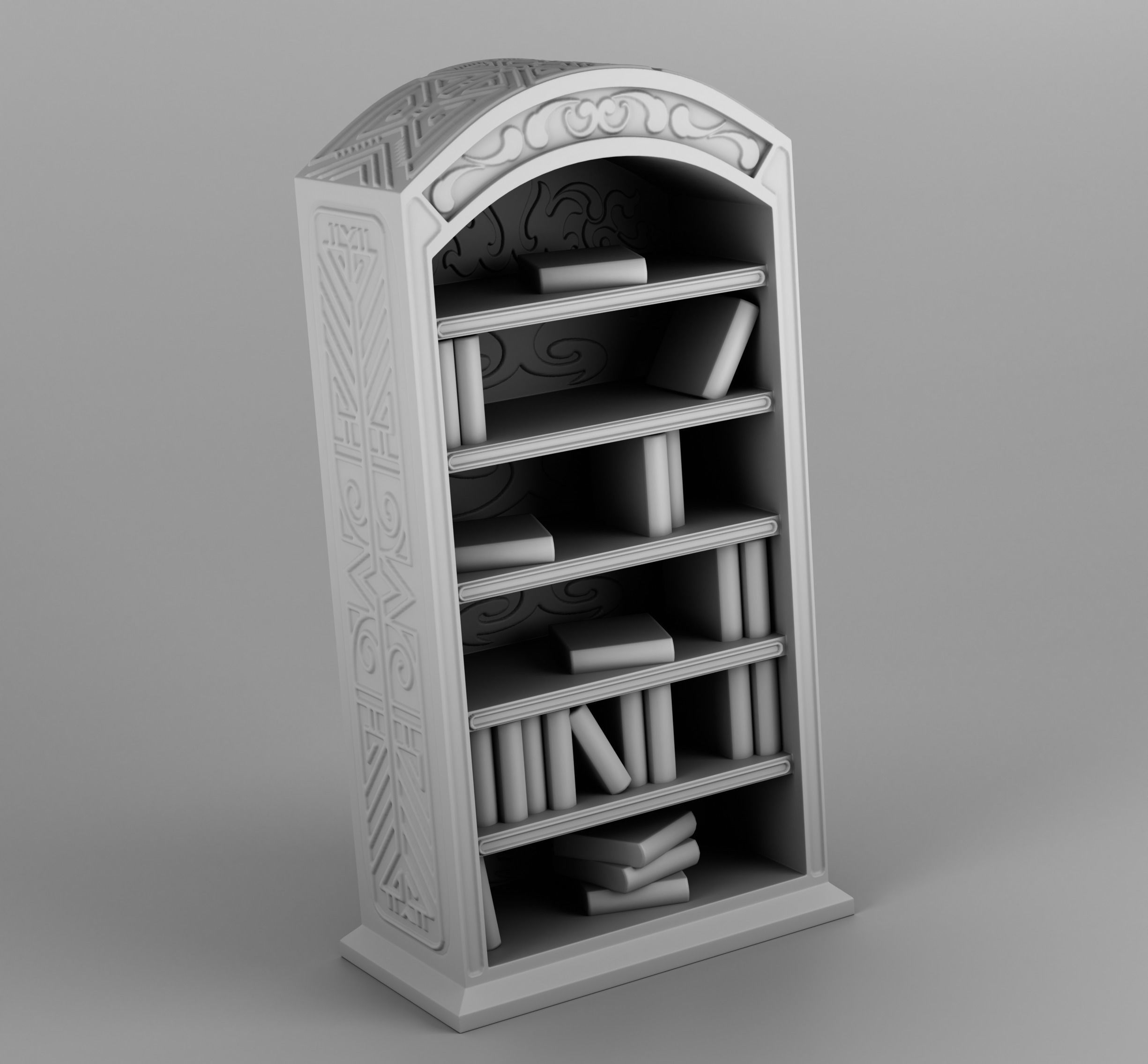 Home interior of the middle ages 3D print model_37