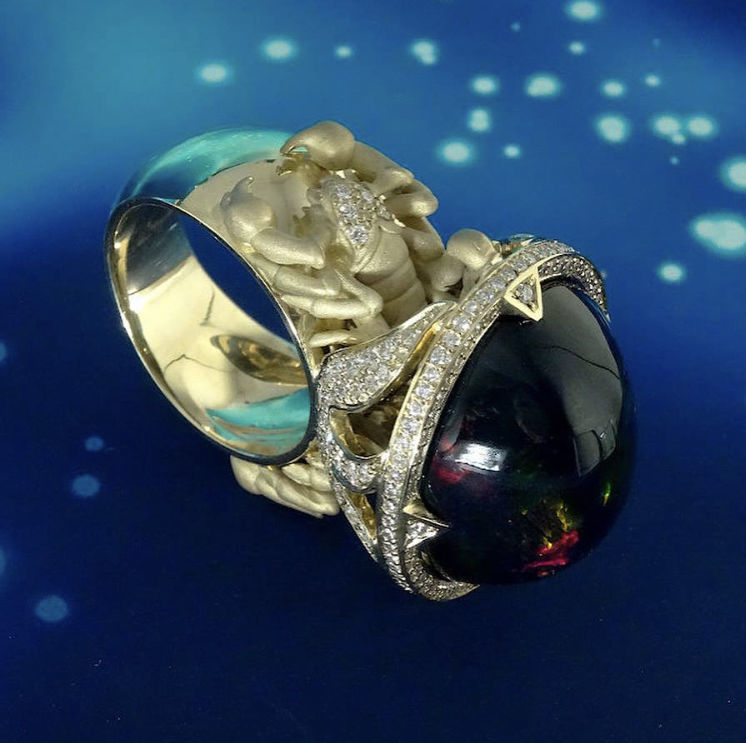 Ring Scorpion 3D print model_2