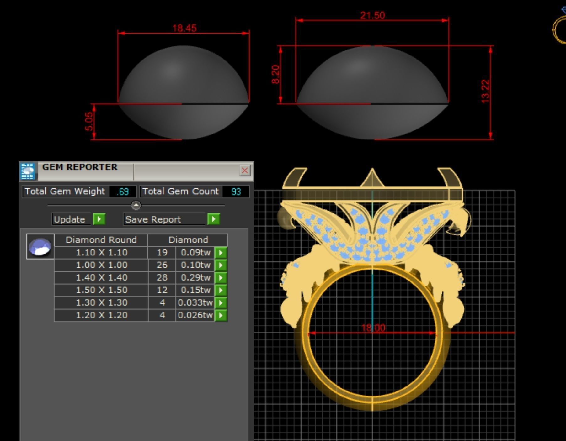 Ring Scorpion 3D print model_4