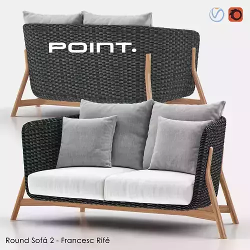ROUND Sofa 2 - Point