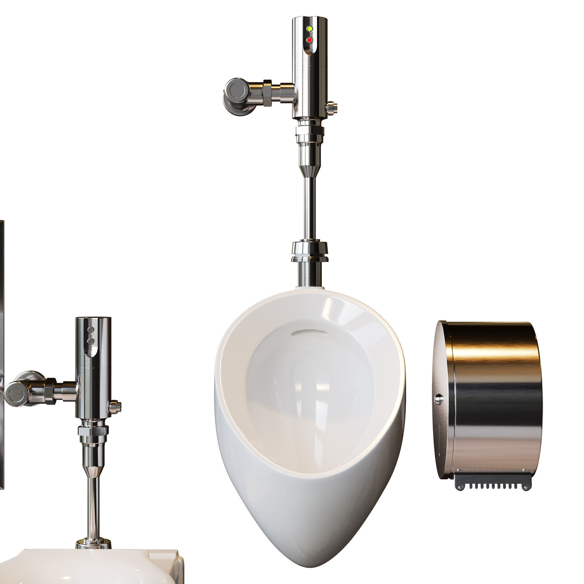 TOTO toilet public set 3D model_12