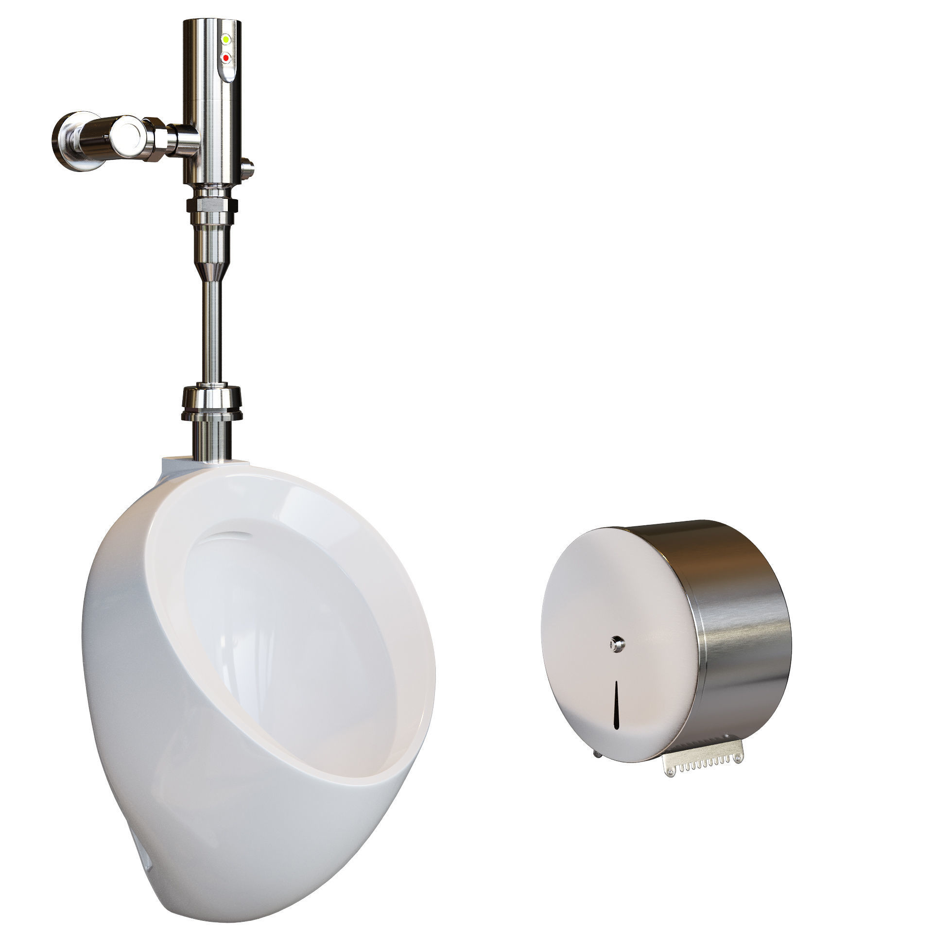 TOTO toilet public set 3D model_3