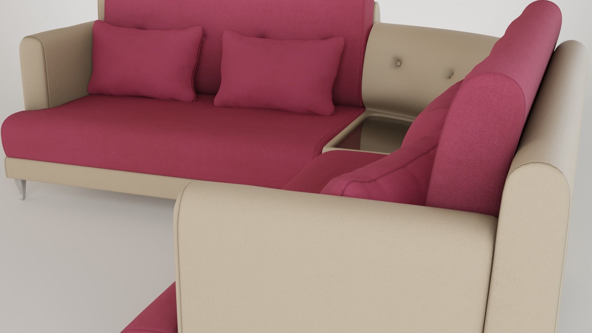 House Sofa Set - PBR 3D model_5