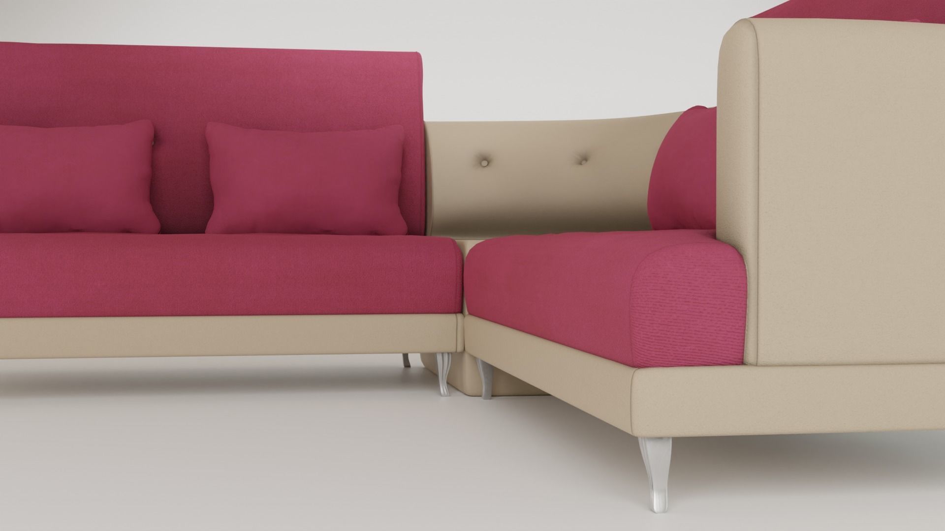 House Sofa Set - PBR 3D model_7