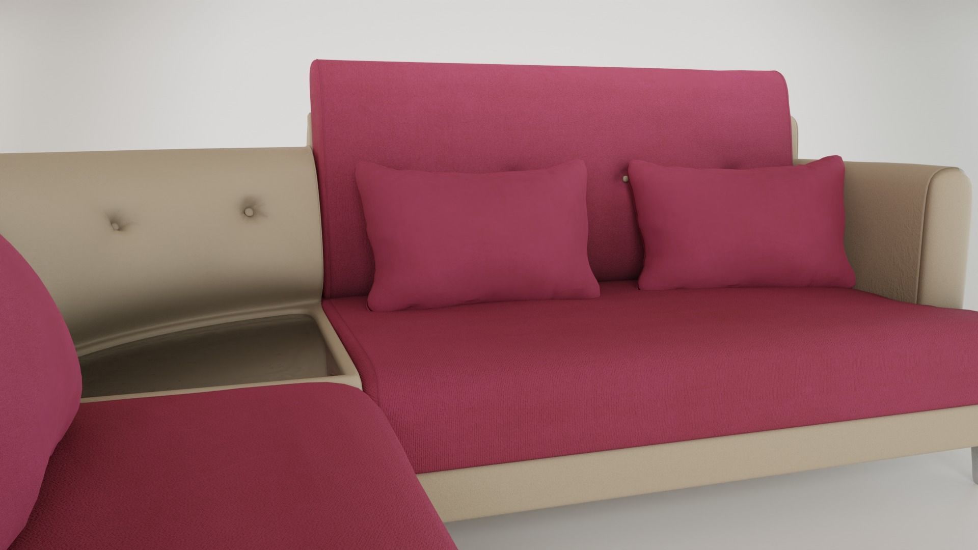 House Sofa Set - PBR 3D model_6