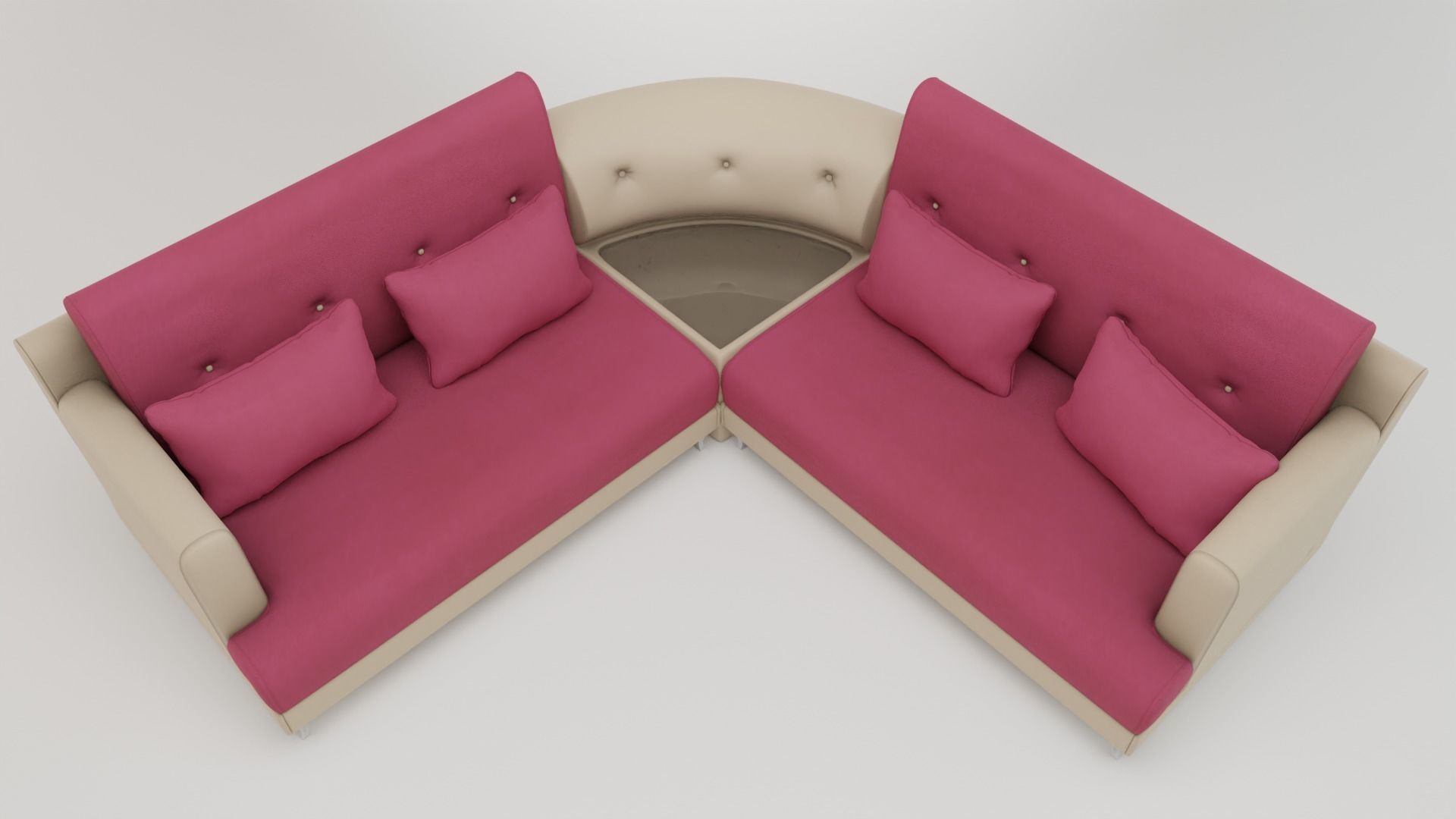 House Sofa Set - PBR 3D model_9