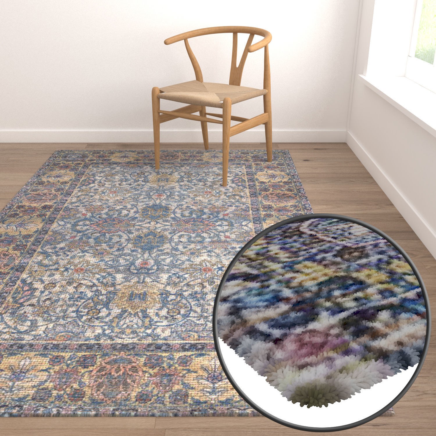 Rug Set 1558 3D model_5