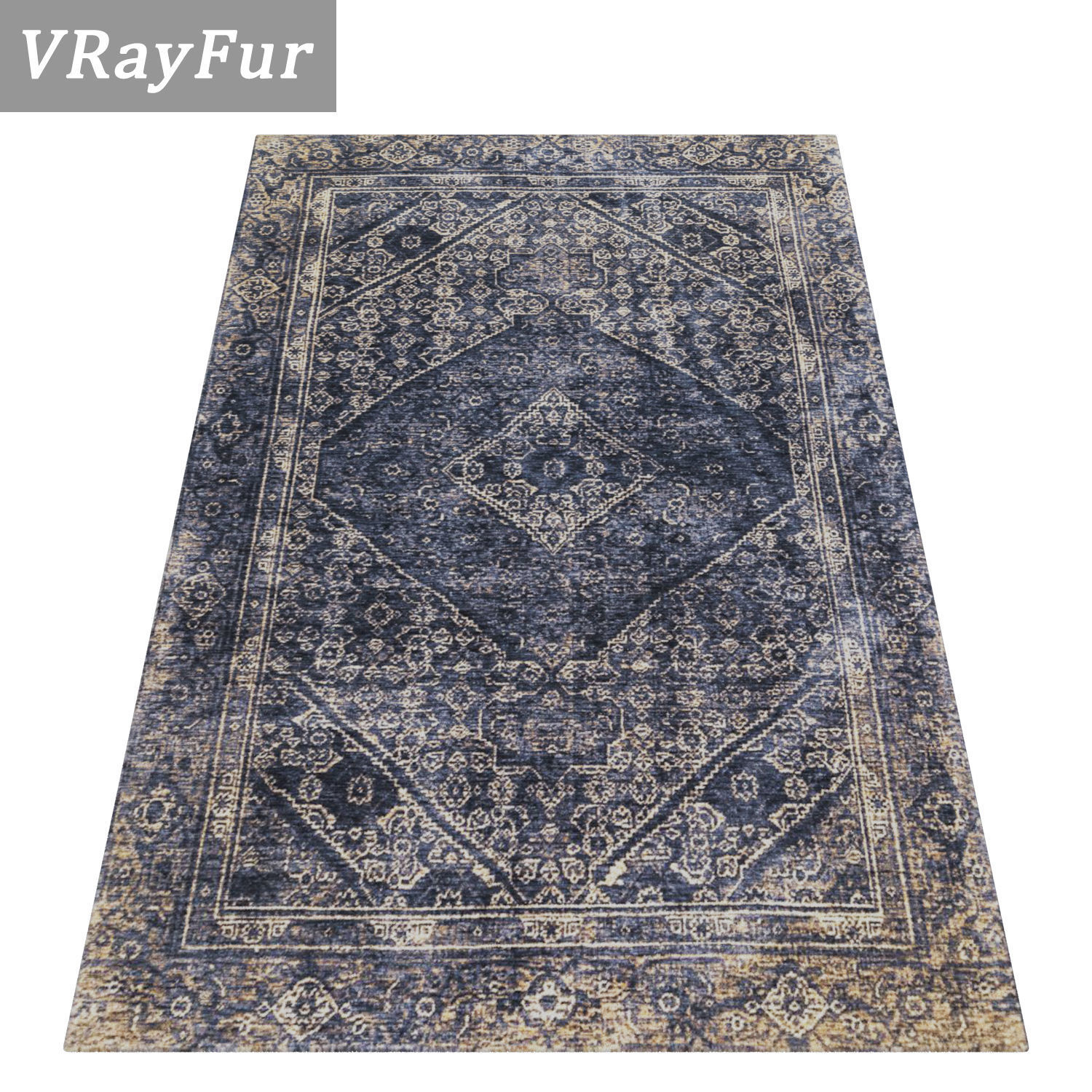 Rug Set 1559 3D model_2
