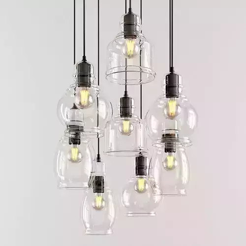 Antique Glass Cluster Lights