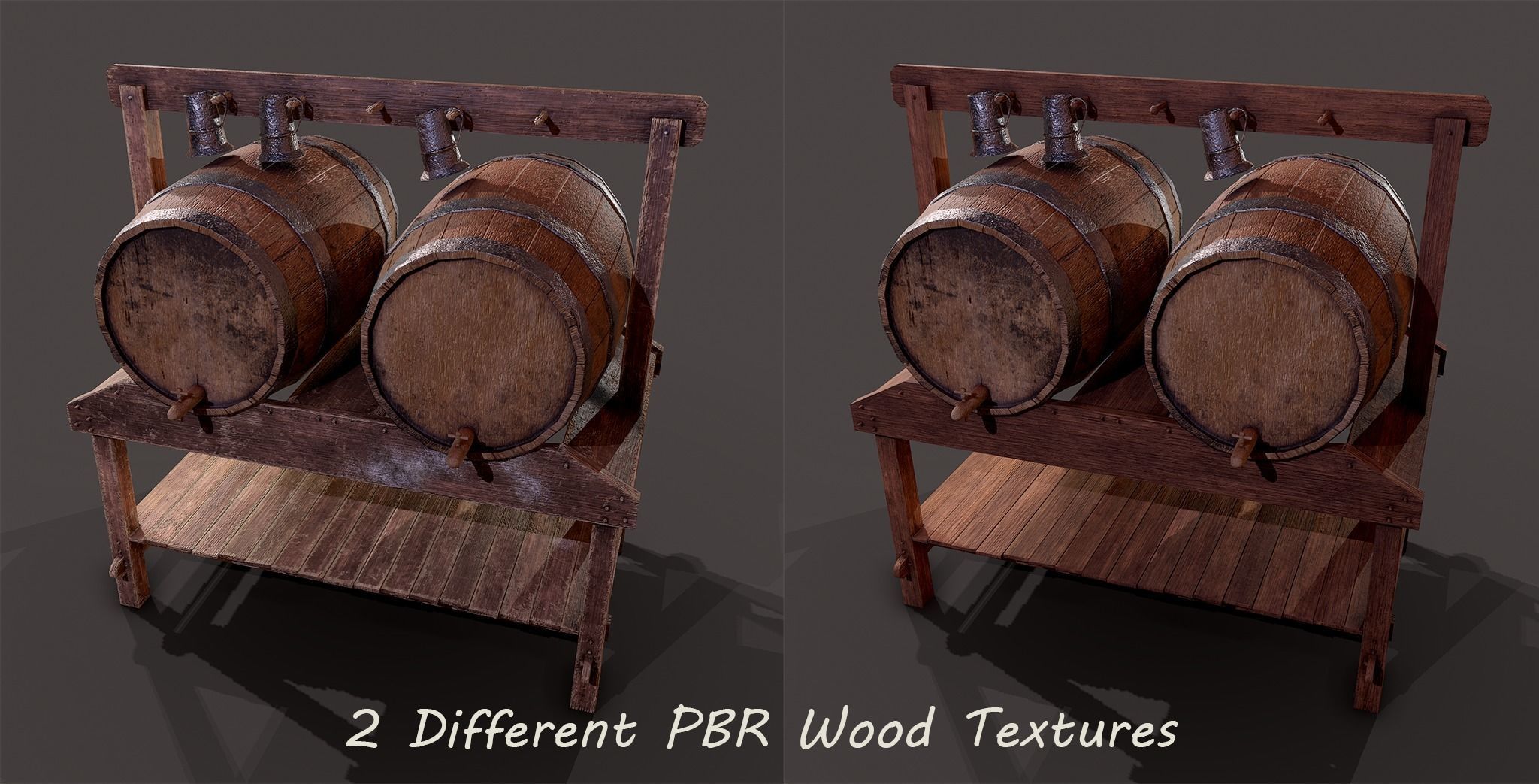 Medieval Prop Mix Six 3D Model Collection_12