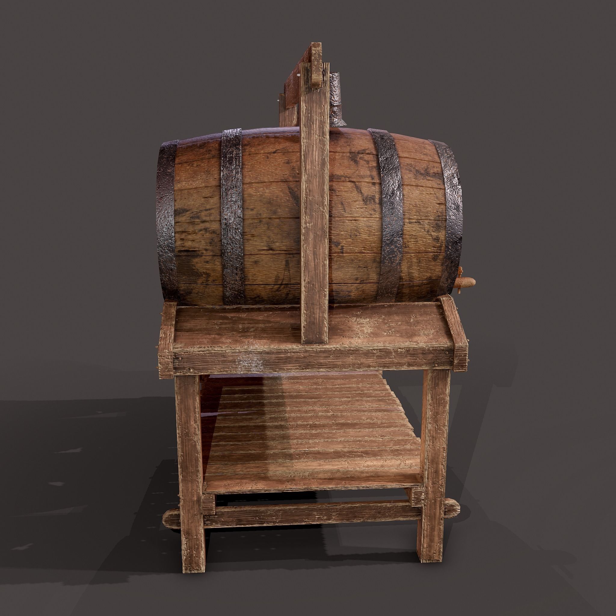 Medieval Prop Mix Six 3D Model Collection_14