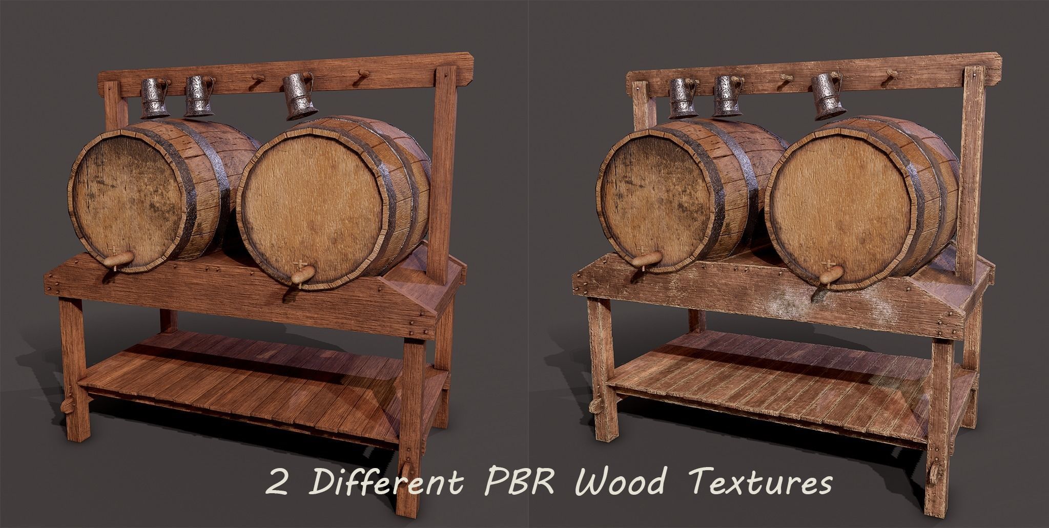 Medieval Prop Mix Six 3D Model Collection_10