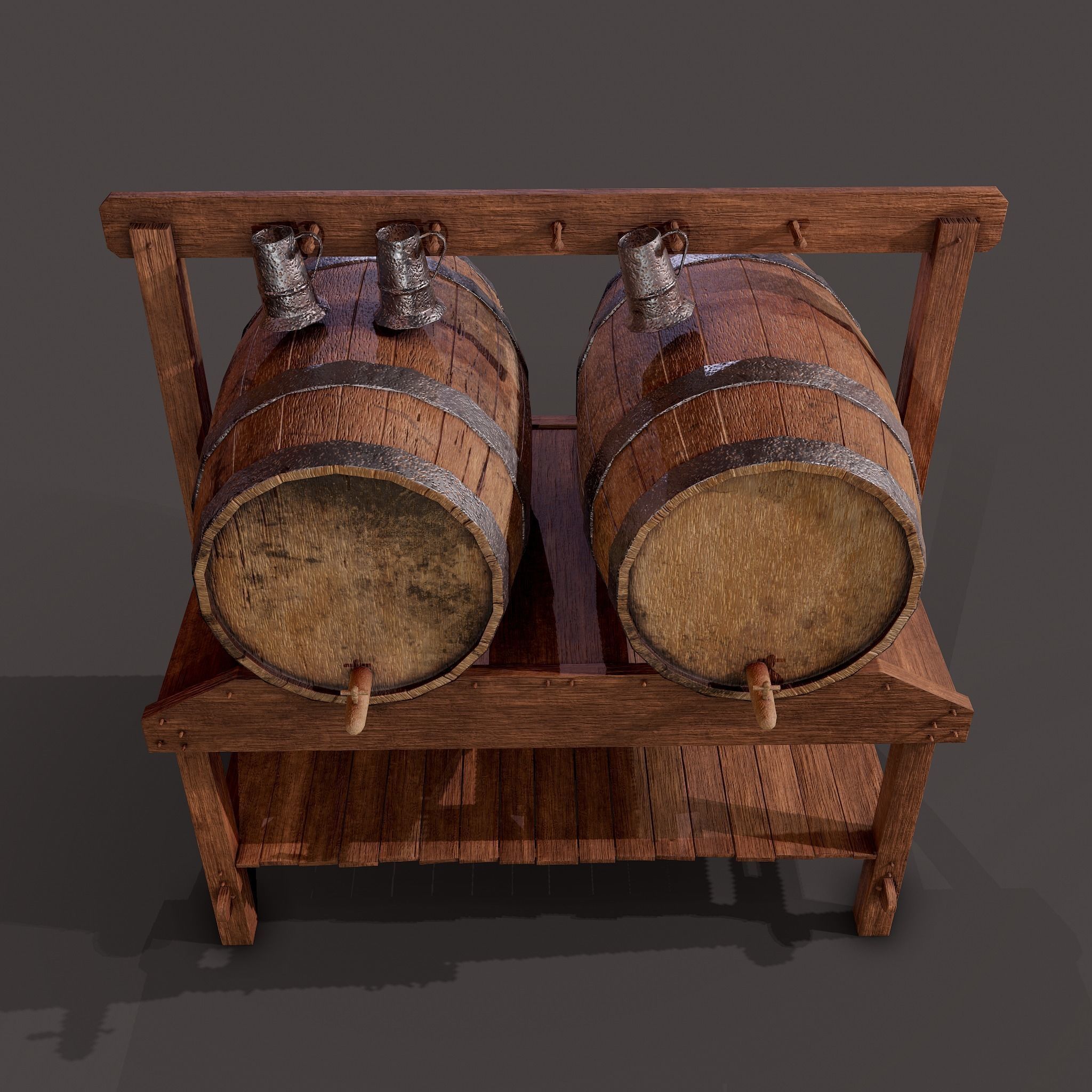 Medieval Prop Mix Six 3D Model Collection_19
