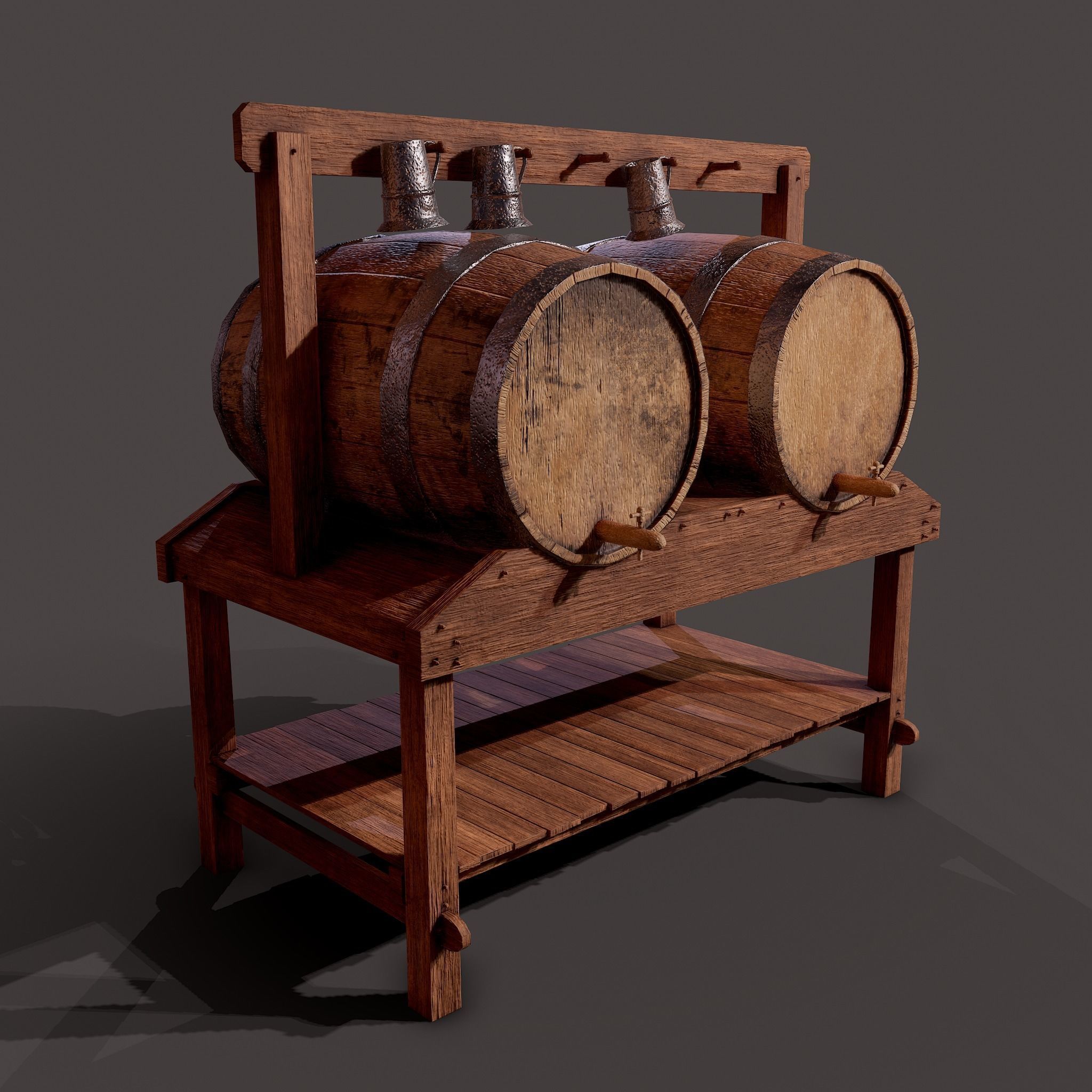 Medieval Prop Mix Six 3D Model Collection_31