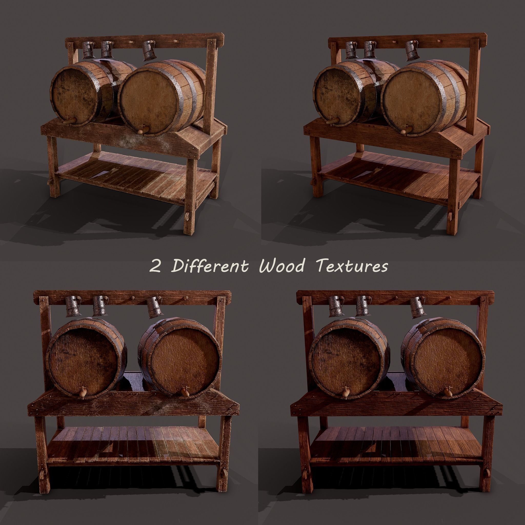 Medieval Prop Mix Six 3D Model Collection_34