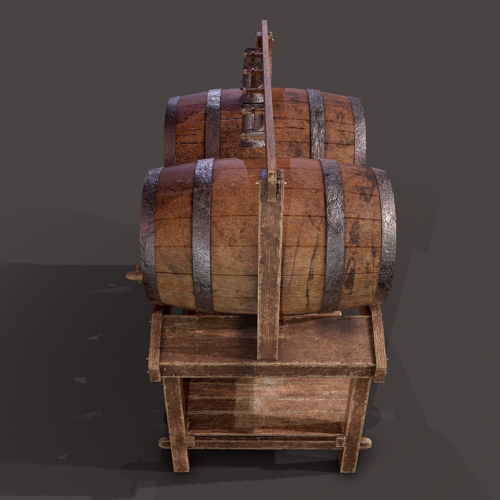 Medieval Prop Mix Six 3D Model Collection_17