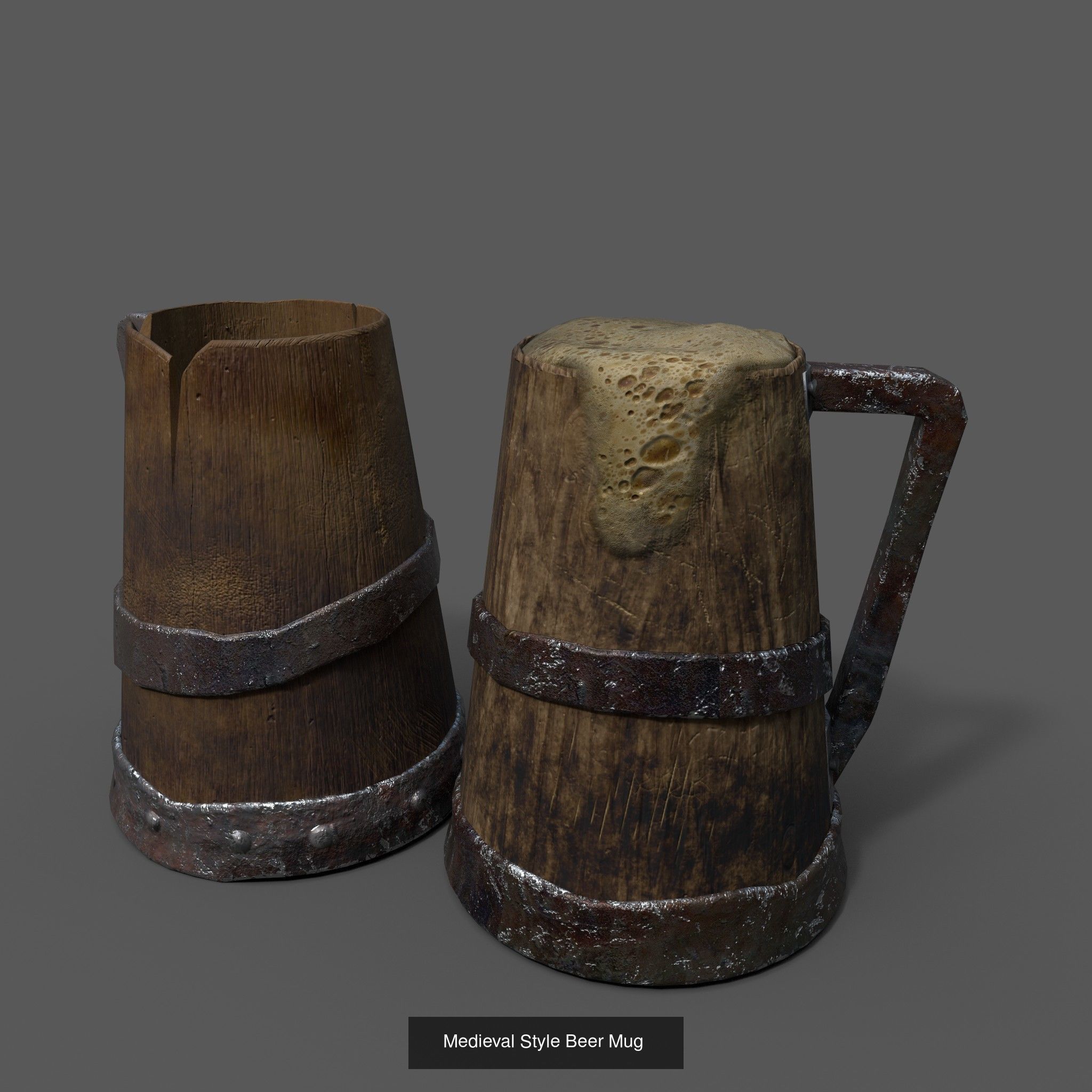Medieval Prop Mix Six 3D Model Collection_9