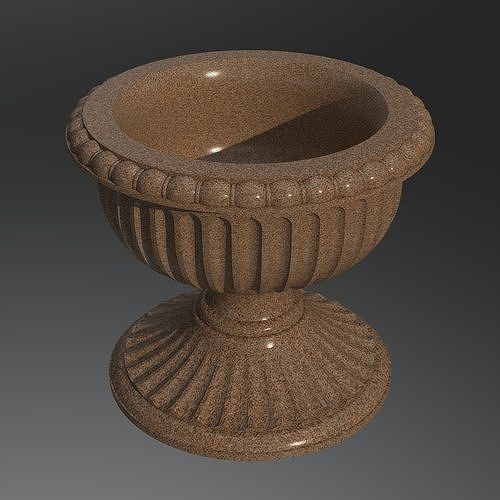 PLANT POT 01 Free 3D model