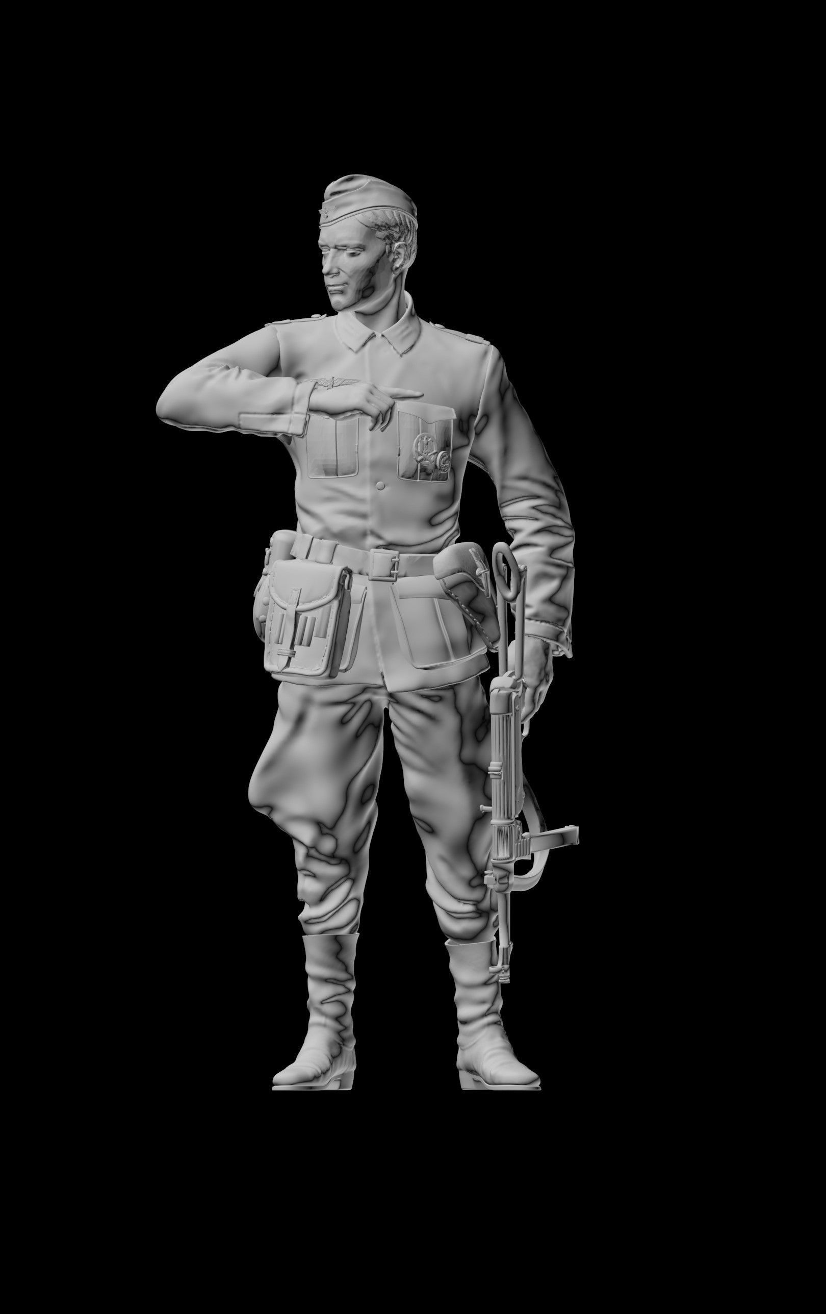 German soldiers 3D print model_16