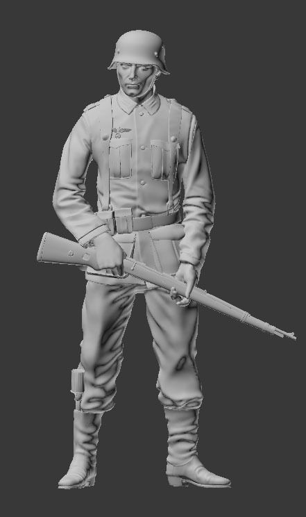 German soldiers 3D print model_26