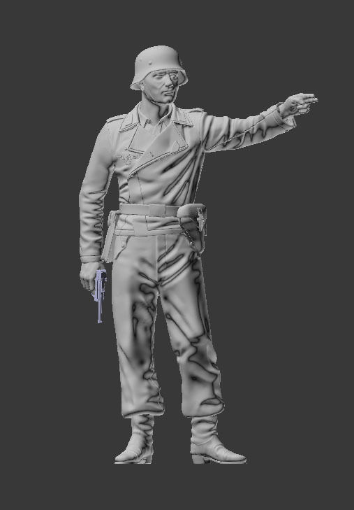 German soldiers 3D print model_22