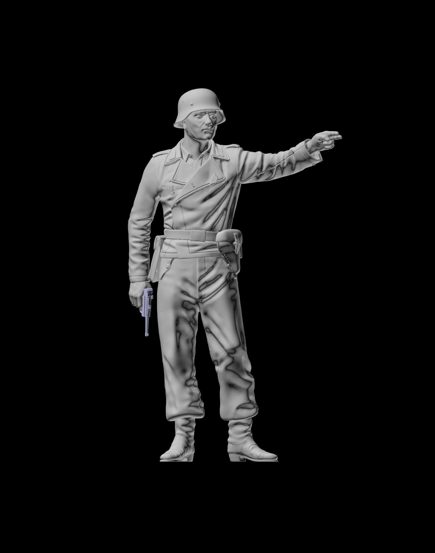 German soldiers 3D print model_21