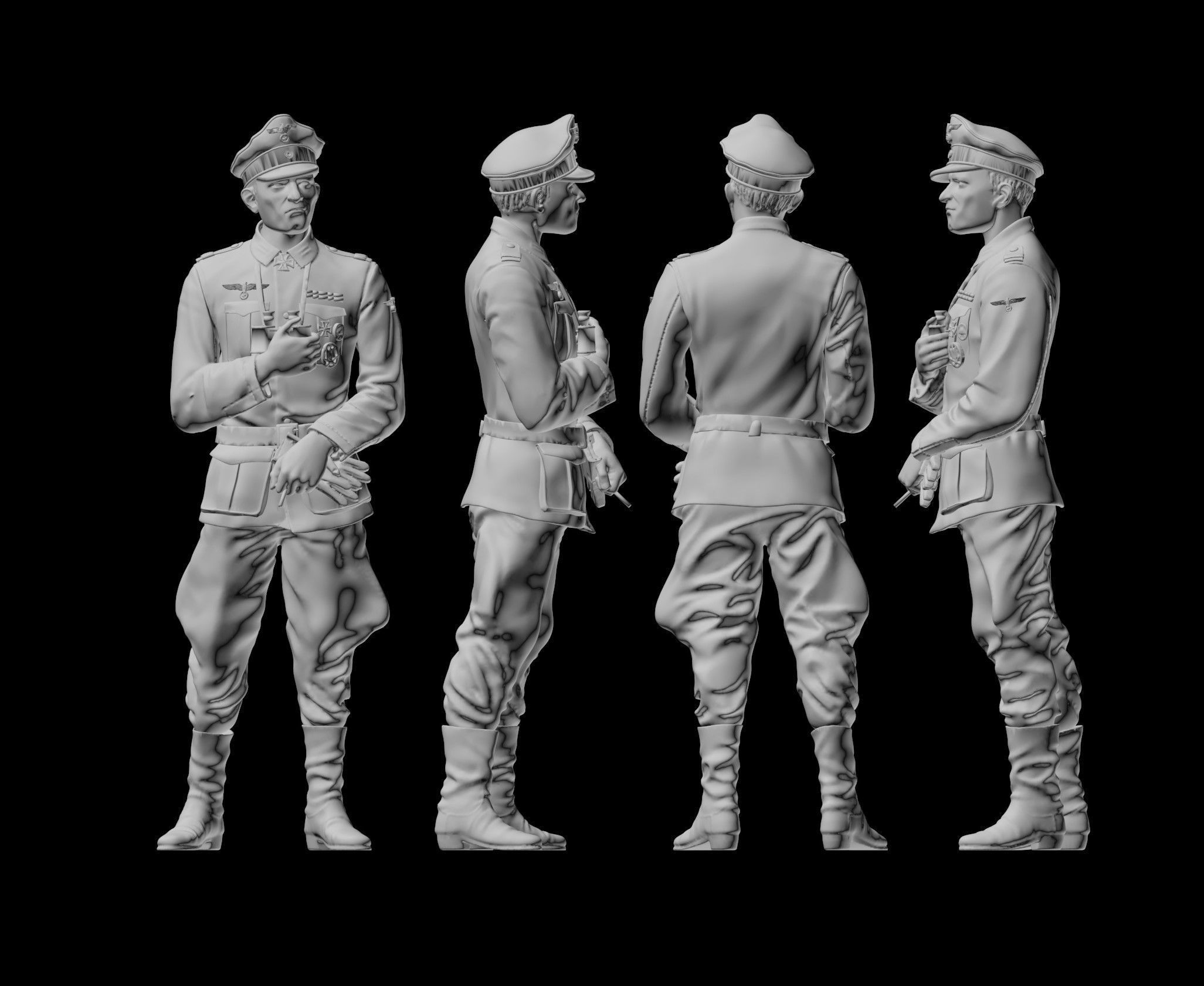 German soldiers 3D print model_10